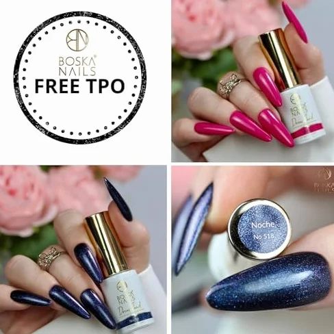 Boska Nails Dreamland kolekcja lakierów do paznokci, długotrwałe lakiery hybrydowe, intensywne kolory, 6 ml, precyzyjne wykończenie, do 3 tygodni, lampa UV LED