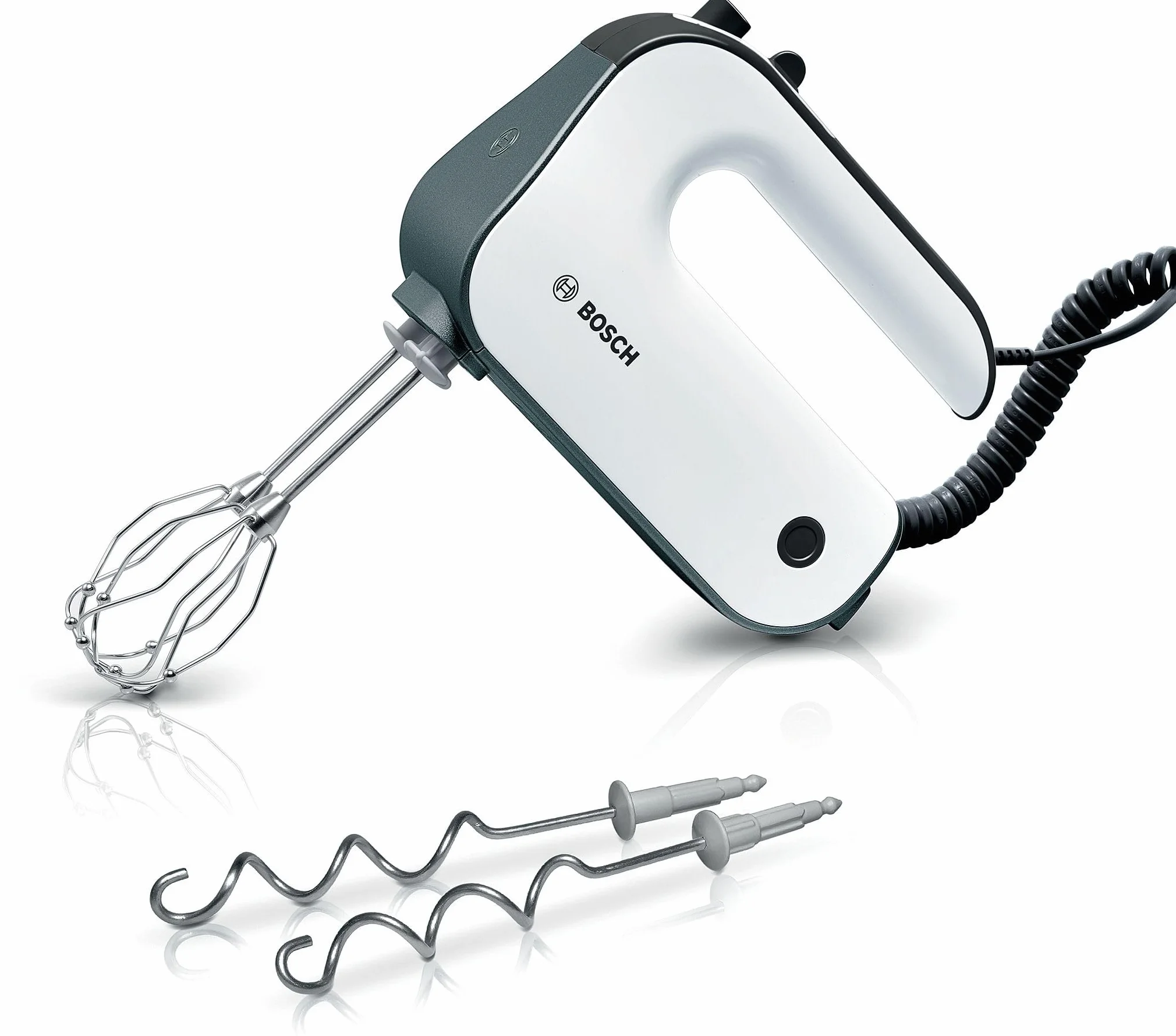 Bosch mikser ręczny 850 W 5 prędkości MFQ49300 biały/ciemnosrebrny