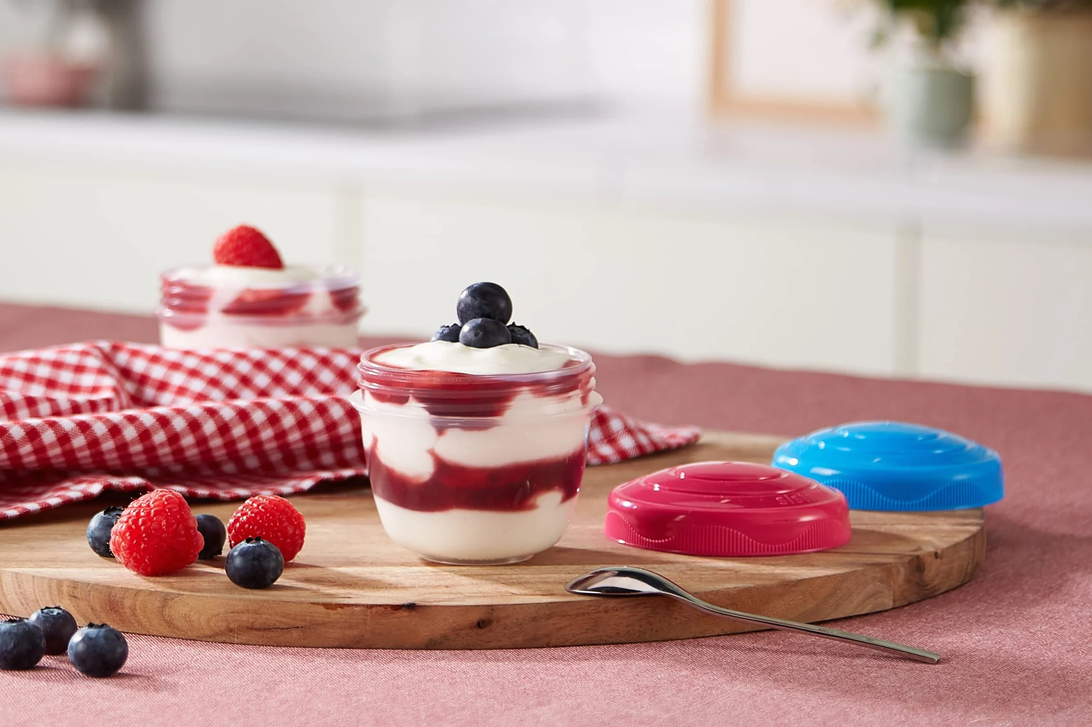 Sistema To Go Yogurt Pojemnik na Żywność, Wielokolorowy, 2 x 150 ml