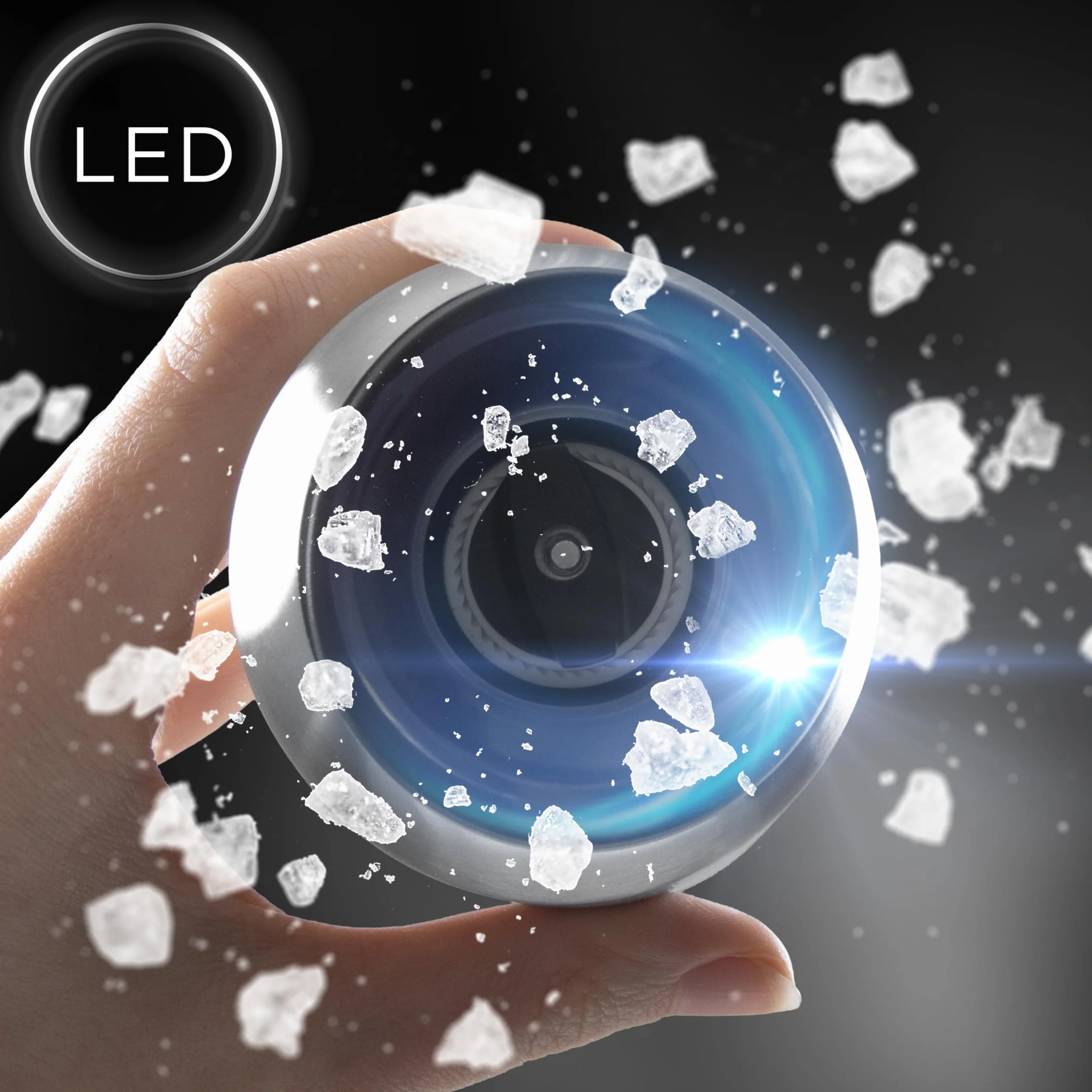 Duronic EMB1 Automatyczny elektryczny młynek do soli i pieprzu 150 ml z LED i regulacją mielenia