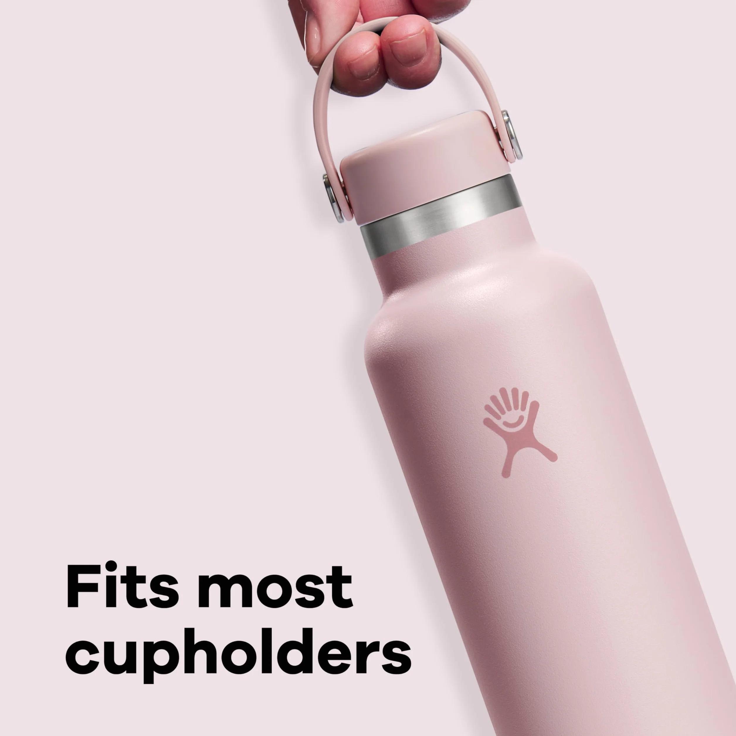 HYDRO FLASK Butelka na wodę 621 ml 21 oz Izolowana próżniowo stal nierdzewna Szczelna zakrętka Flex Bez BPA Standardowy gwint Biały