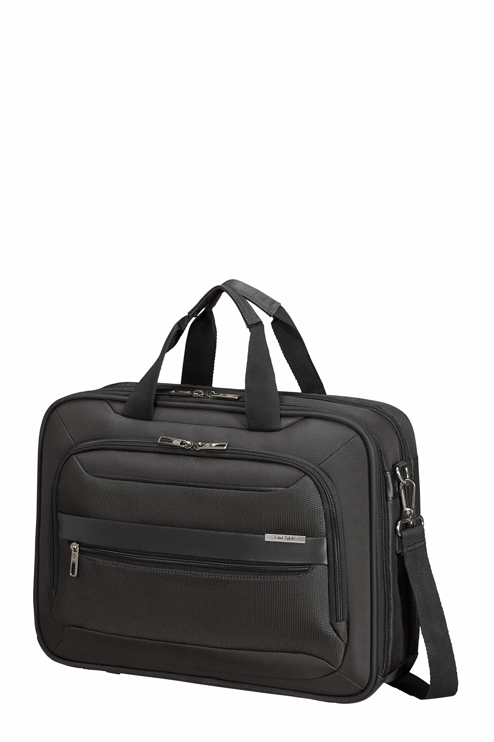 Samsonite Vectura Evo - 15,6 -calowa torba laptopa, 41 cm, 18 L, czarny (czarny)