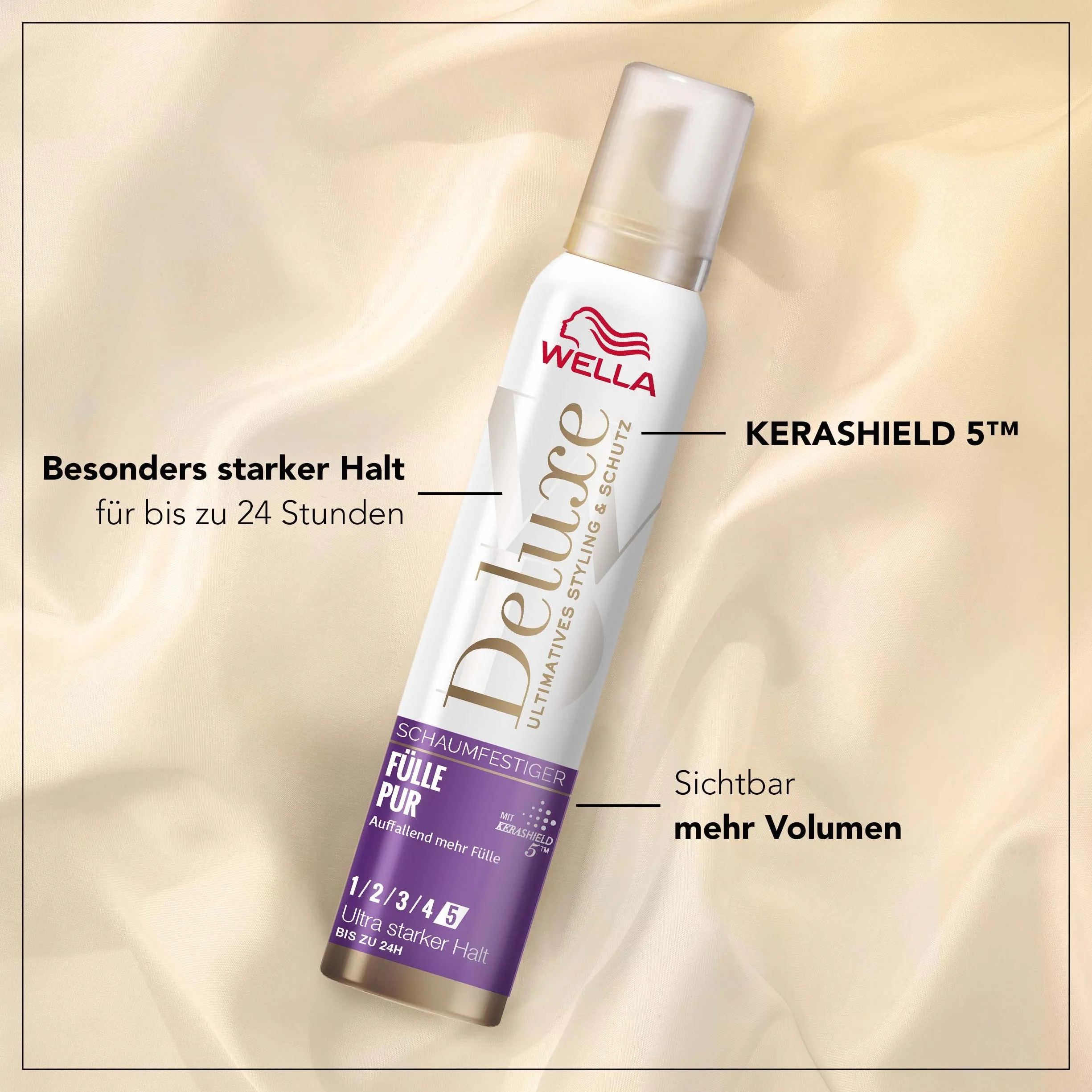 WELLA Deluxe czysta pianka wzmacniająca, 200 ml