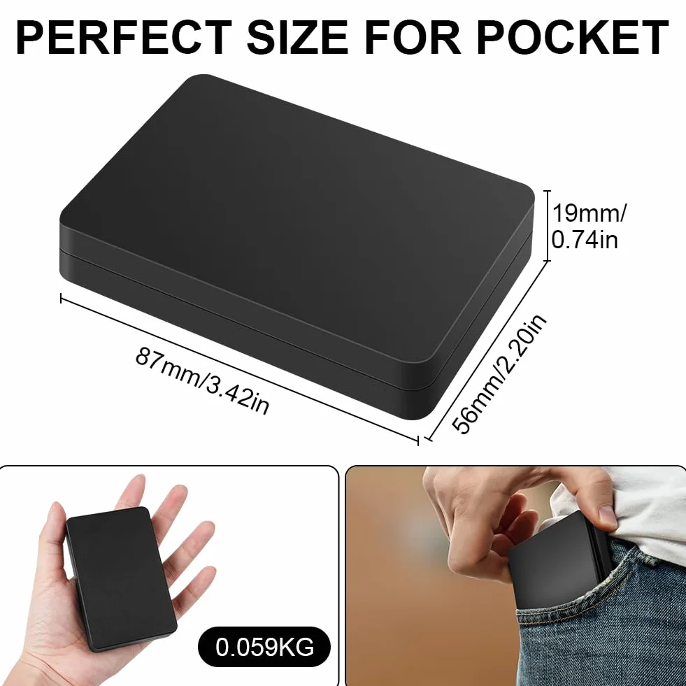 HOTUT Cyfrowa waga kieszonkowa 500g/0,01g precyzyjna LCD