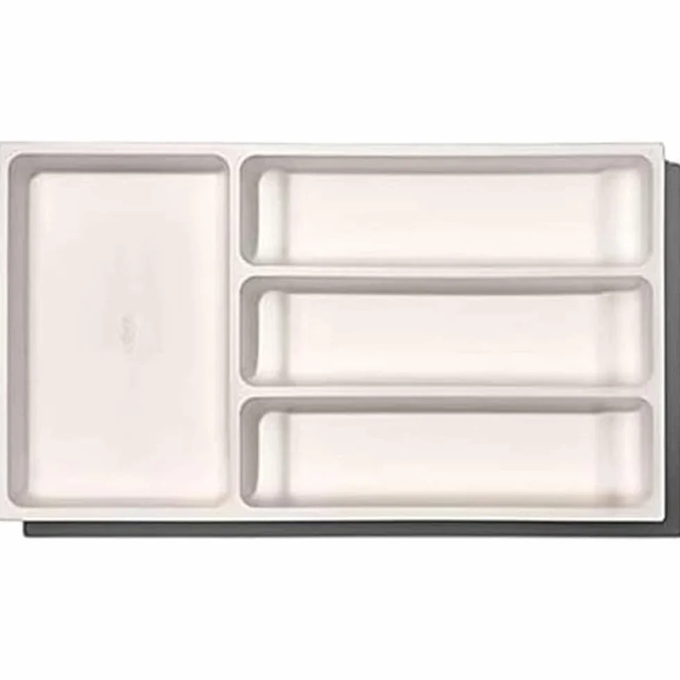 OXO Good Grips regulowany organizer na przybory do szuflady kuchennej, biały