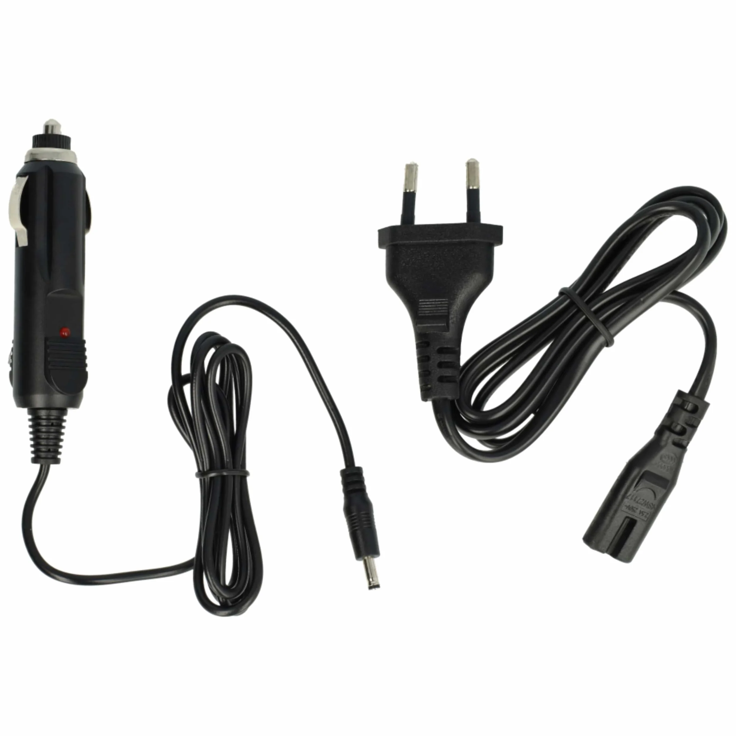 vhbw Ładowarka kompatybilna z Canon Legria HF M31 HD, HF M36 HD, HF M306 HD kamera akumulator - w zestawie adapter samochodowy 12 V + wskaźnik ładowania