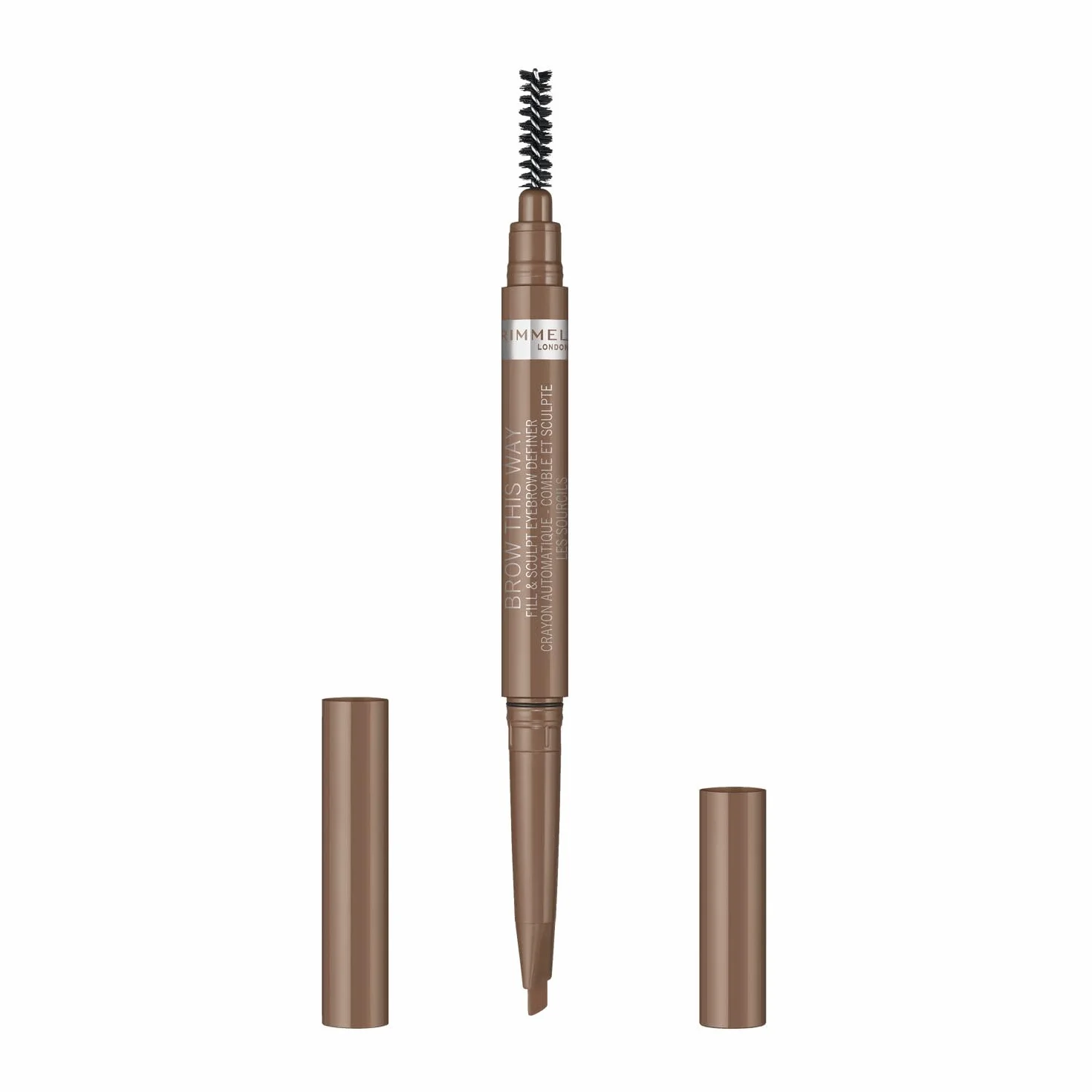 Rimmel Brow This Way Fill & Sculpt automatyczna kredka do brwi z wegańską formułą nr 001 Blonde, 0,25 g