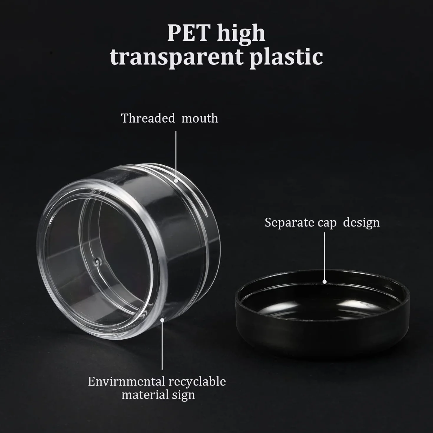 Flintronic 12 pustych pojemników z tworzywa sztucznego 50 ml zestaw podróżny