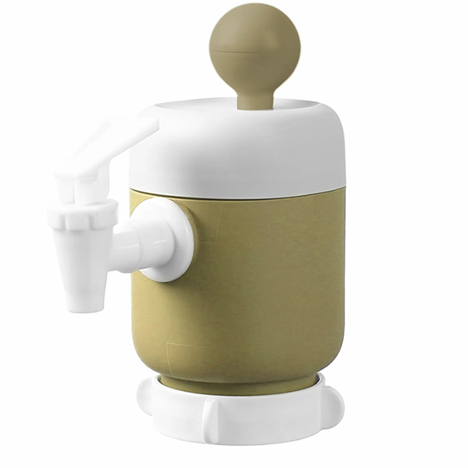 Drinking Water Pump Manual Hand Pressure Dispenser 2.64x6.50in Portable Water Spout Fits 2-6 Gallon Jug Bottles