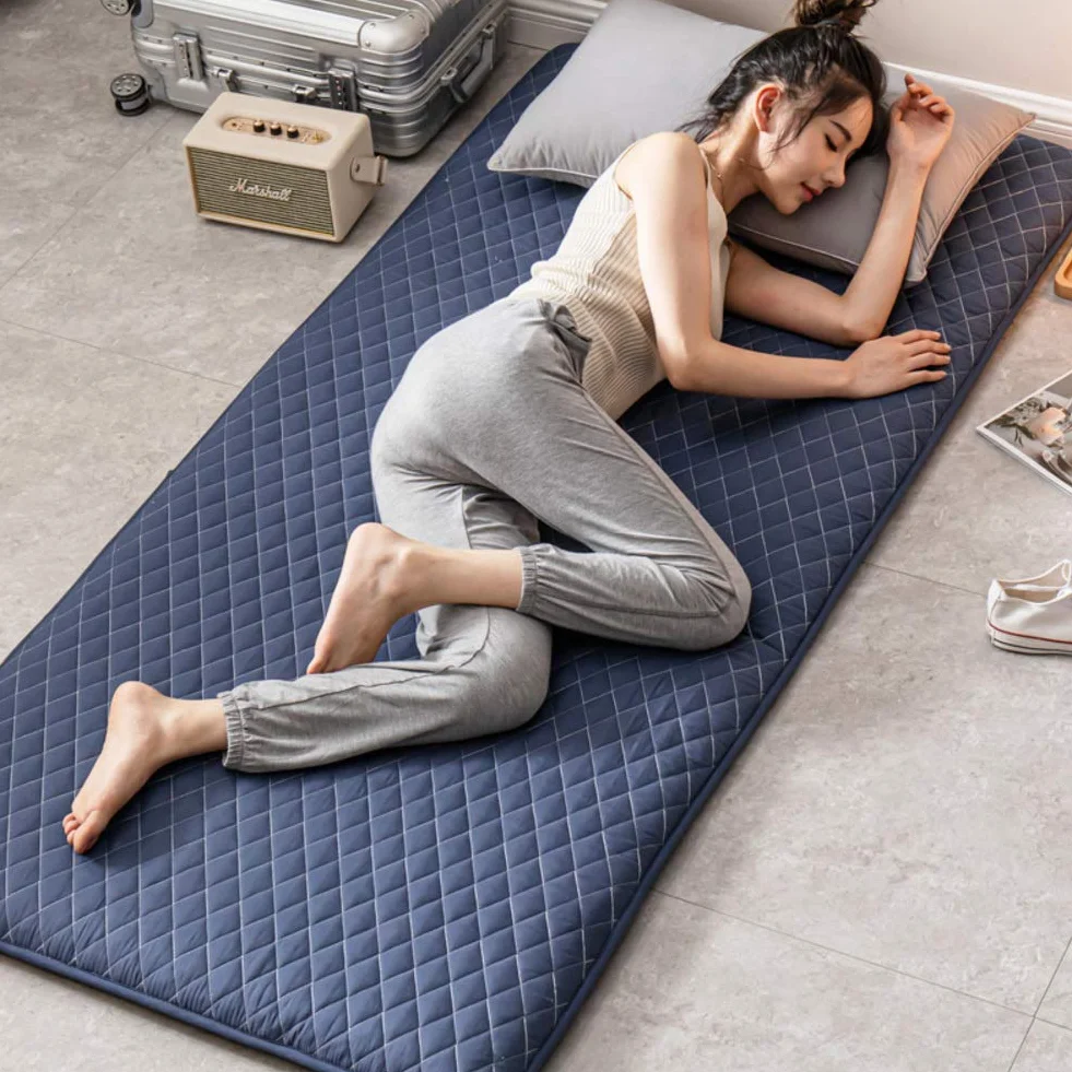 Japoński materac futon 100 x 200 cm składany antypoślizgowy antybakteryjny podwójny
