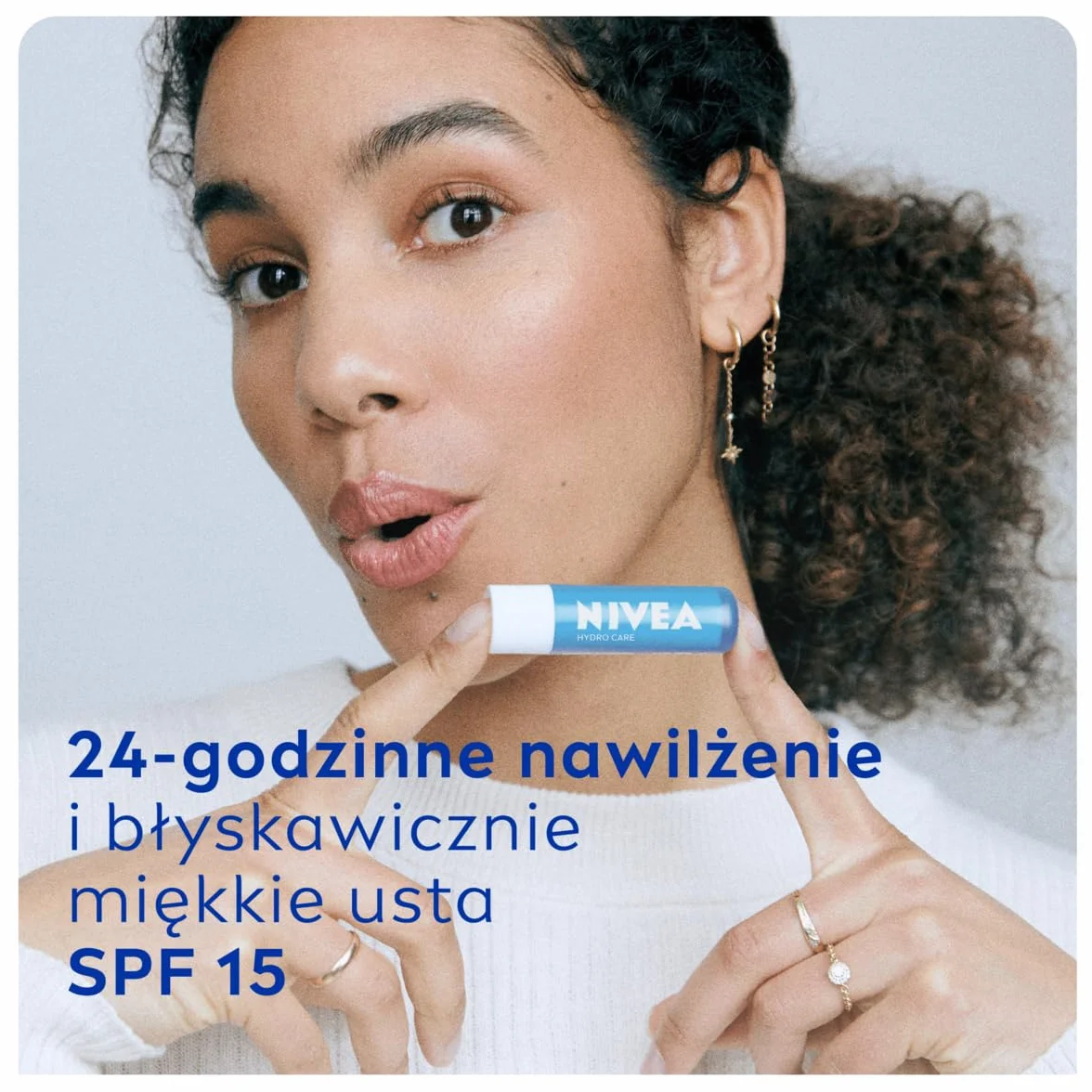 NIVEA Hydro Care Pielęgnująca pomadka do ust; 4,8 g