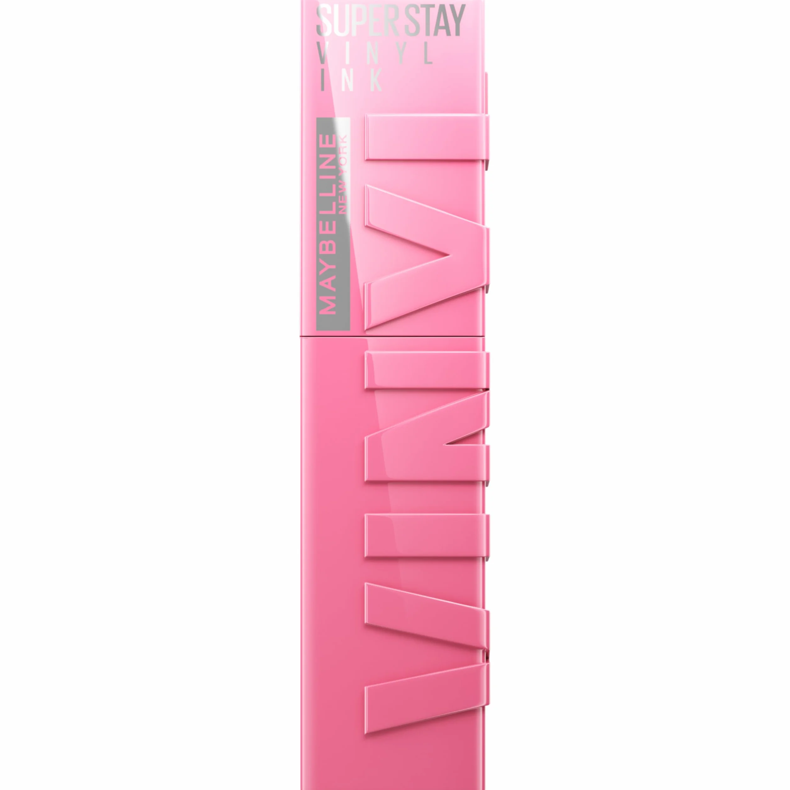 Maybelline New-York - Pomadka w płynie - Efekt błyszczącego winylu - Długotrwała - SuperStay Vinyl Ink Pink - Odcień : Upbeat (155)