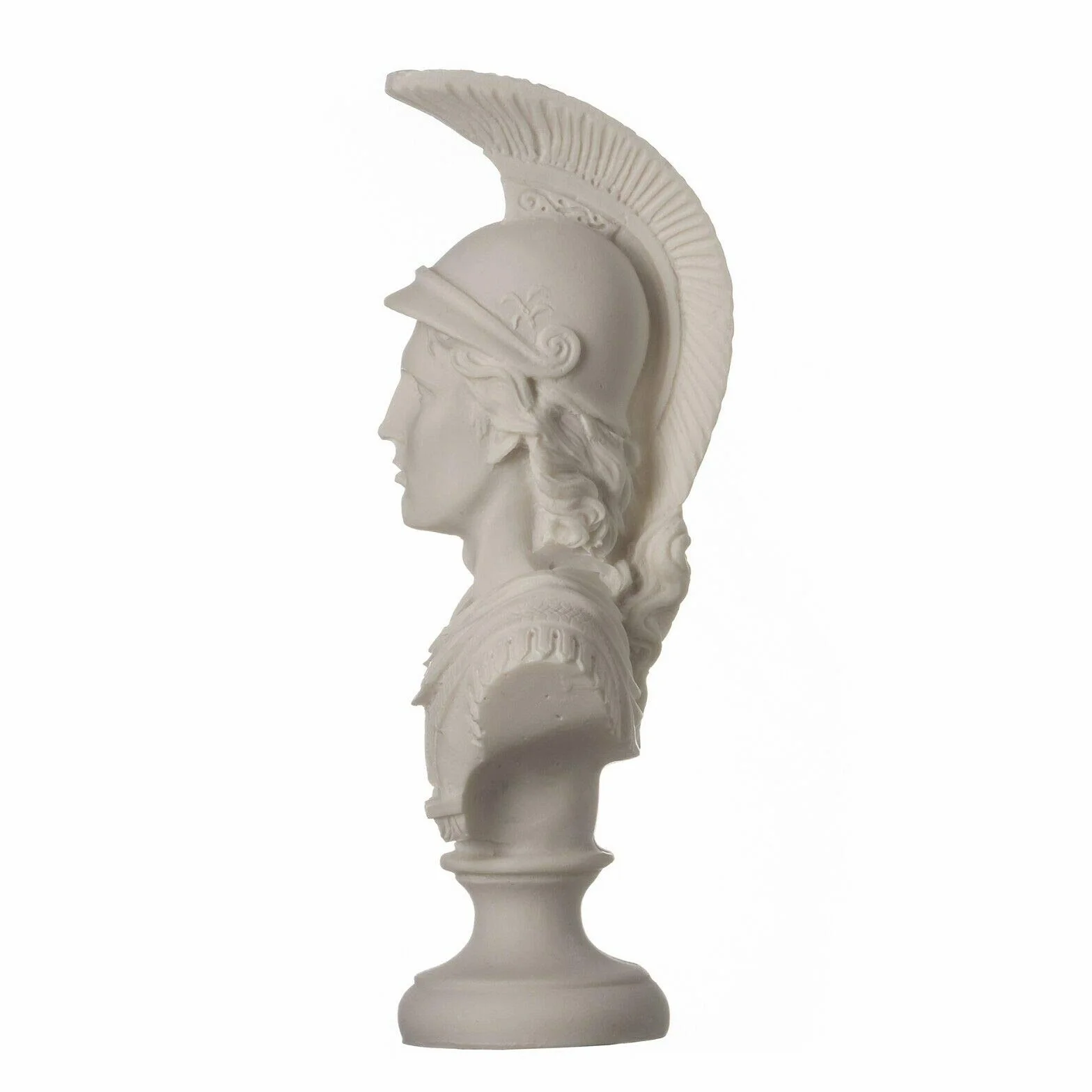 Biust Aleksandra Wielkiego Macedonii z hełmem statua grecka 19cm