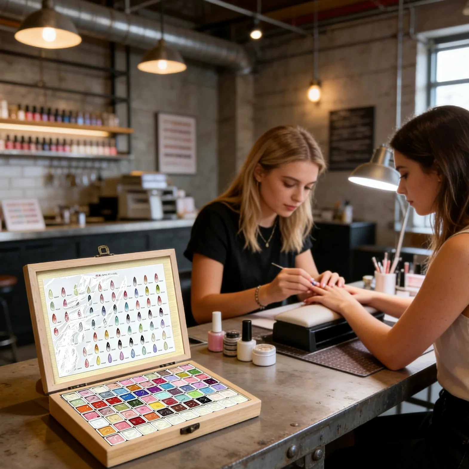 Farba Żelowa Paleta 70 kolorów manicure artystycznego z techniką | Paleta Żeli Malarskich dla początkujących, kobiet, dziewczyn, w domu, salonie, podróży, na imprezy, spa i studio