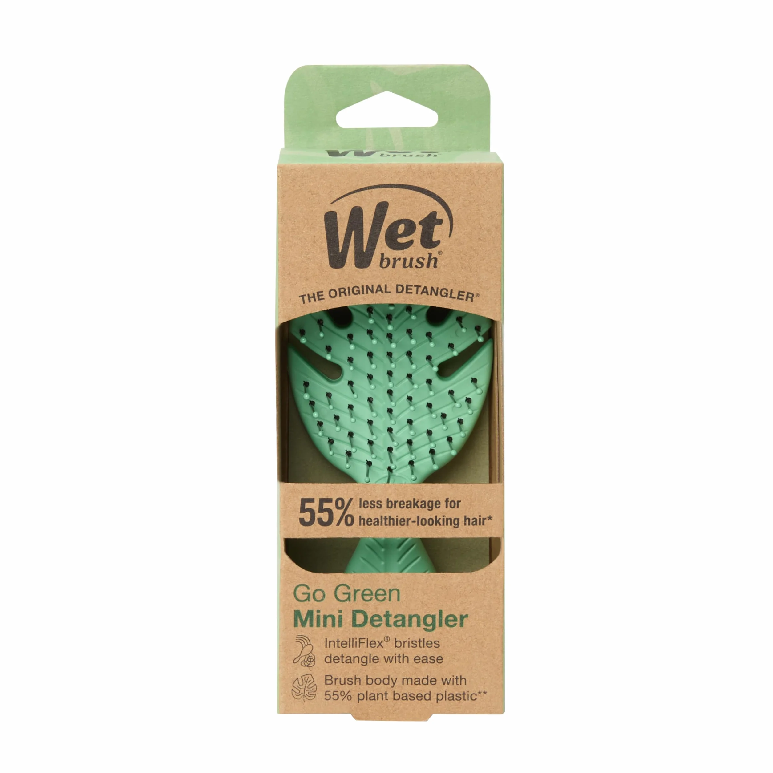 Wet Brush Go Green Mini szczotka do rozczesywania włosów zielona
