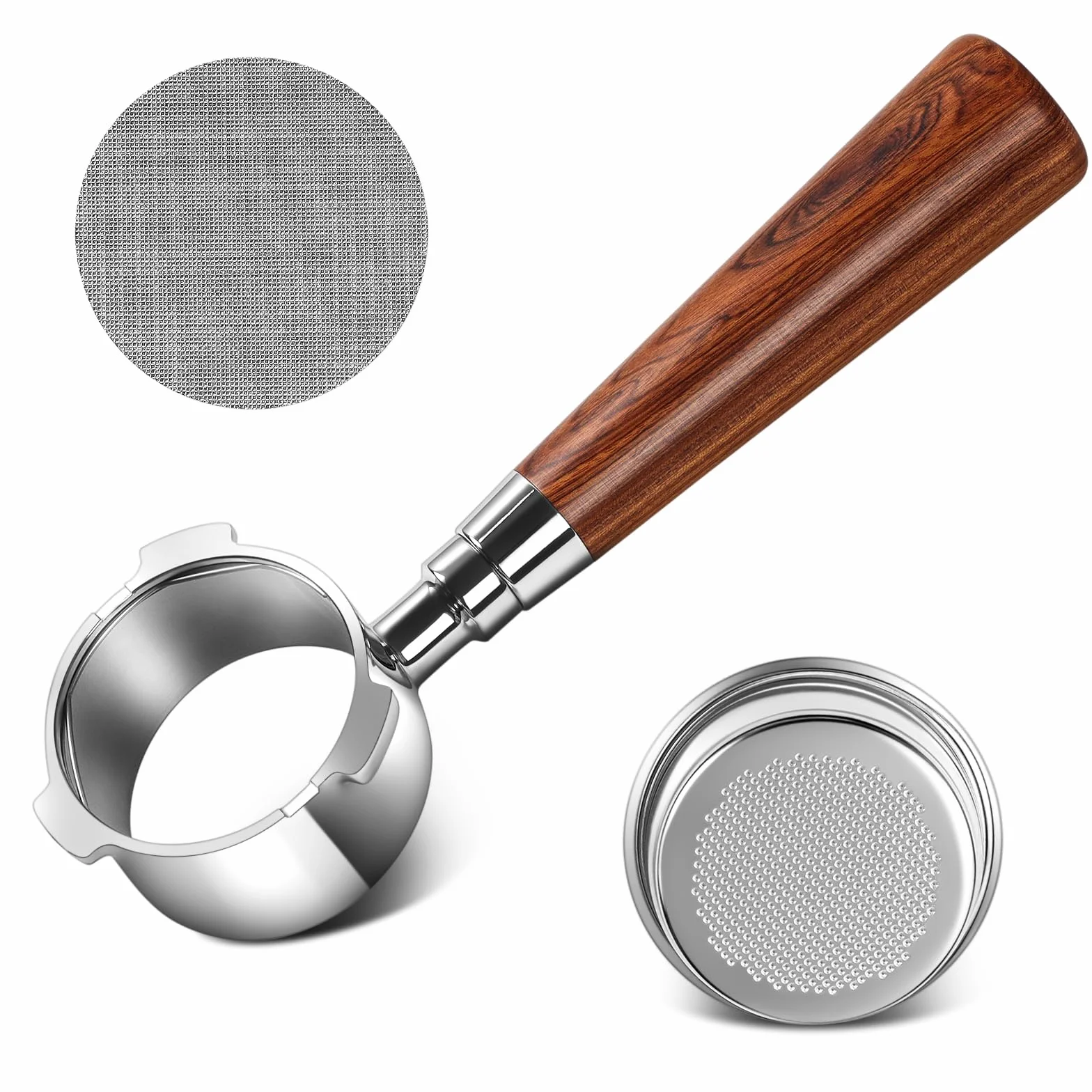 Espresso Kolba bez dna 51 mm 3 uszy sitko Dedica EC680 EC685