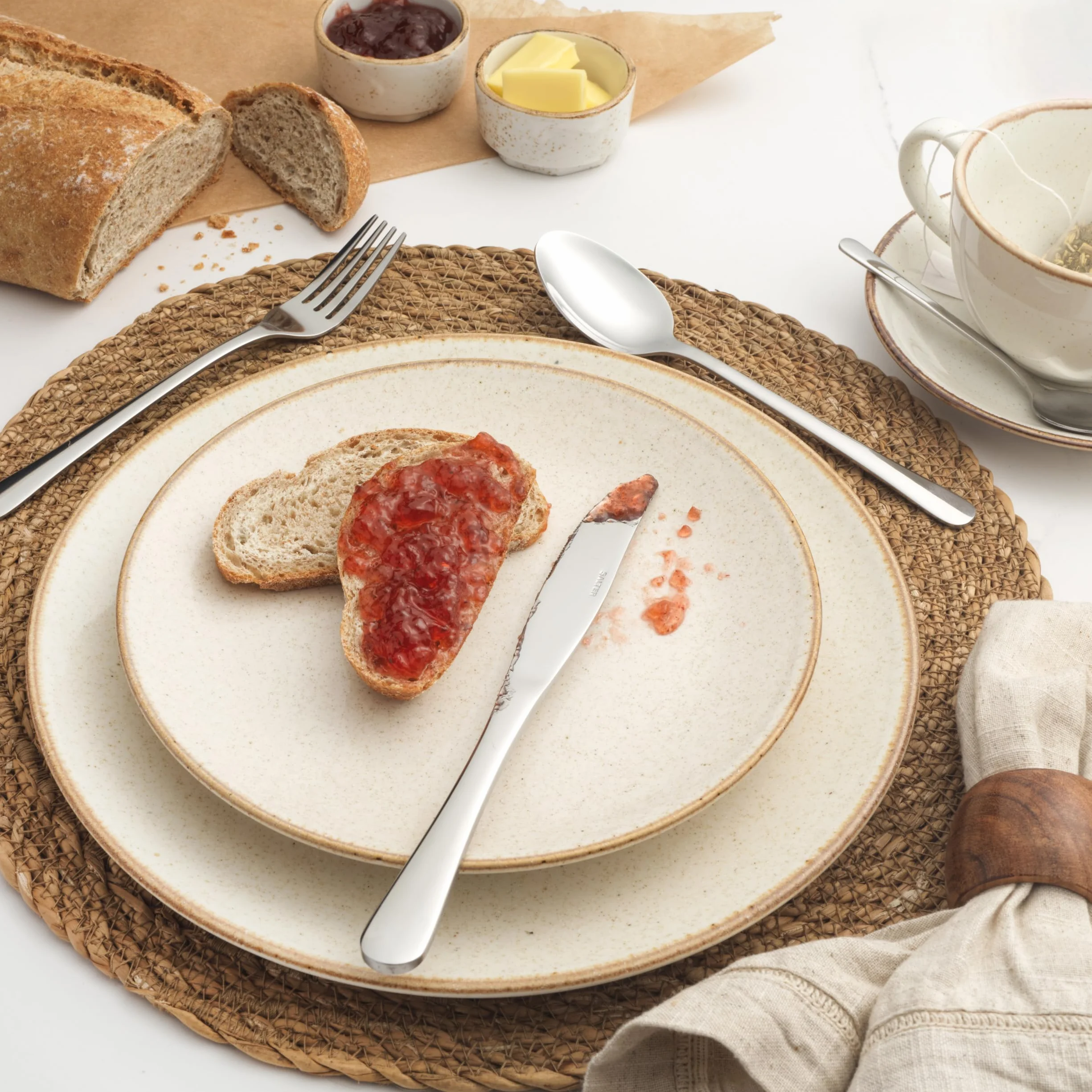 Salter Bakewell 24-Piece Cutlery Set, Stainless Steel