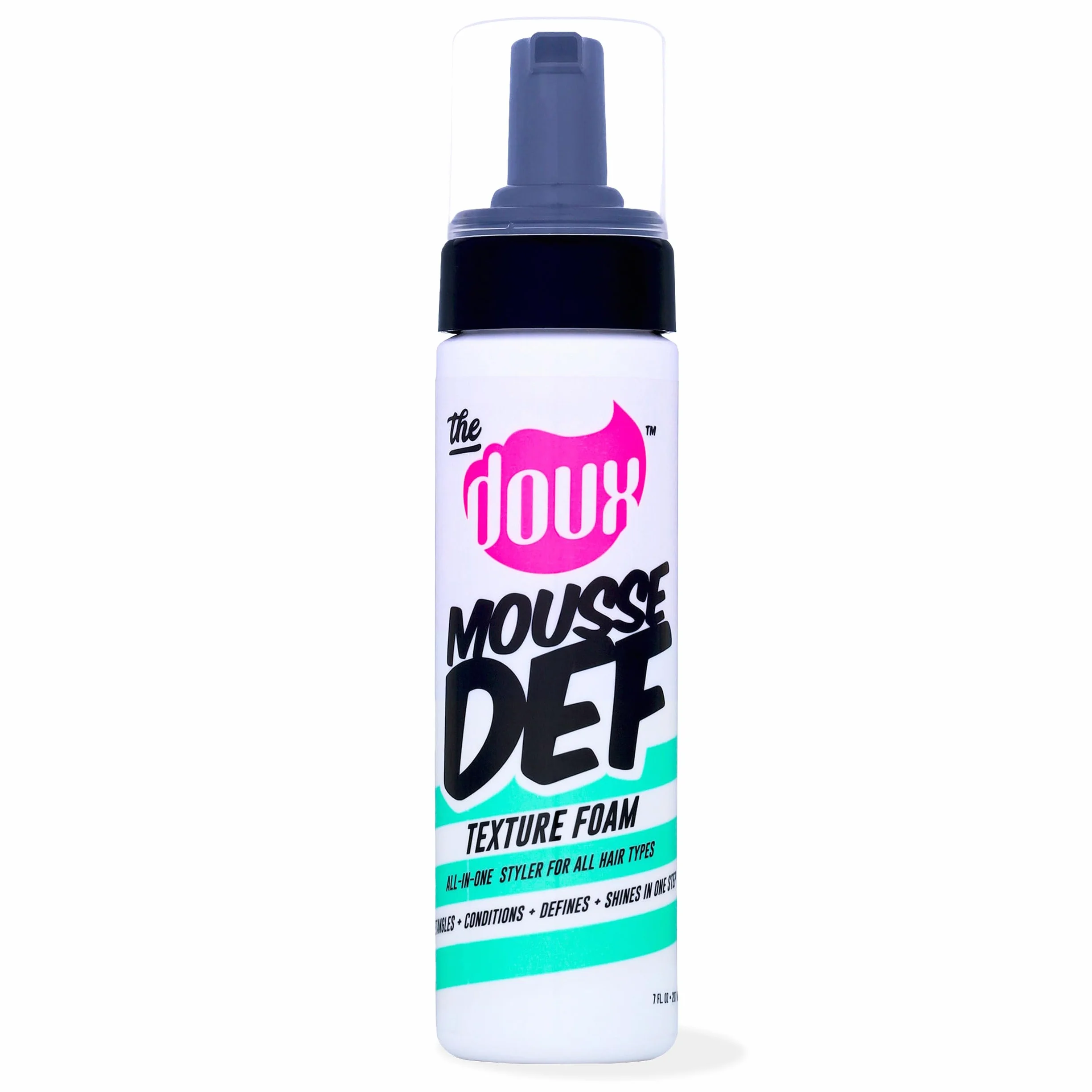 The Doux Def Texture Foam Mousse 7.0 Fl Oz Transparent 1 sztuka