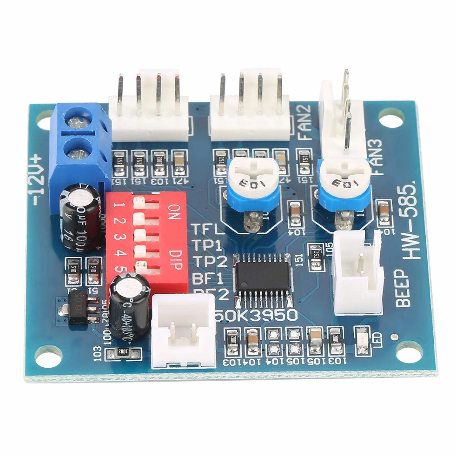 DC 12 V Czteroprzewodowy PWM regulator prędkości wentylatora moduł regulatora prędkości regulowany moduł do PC