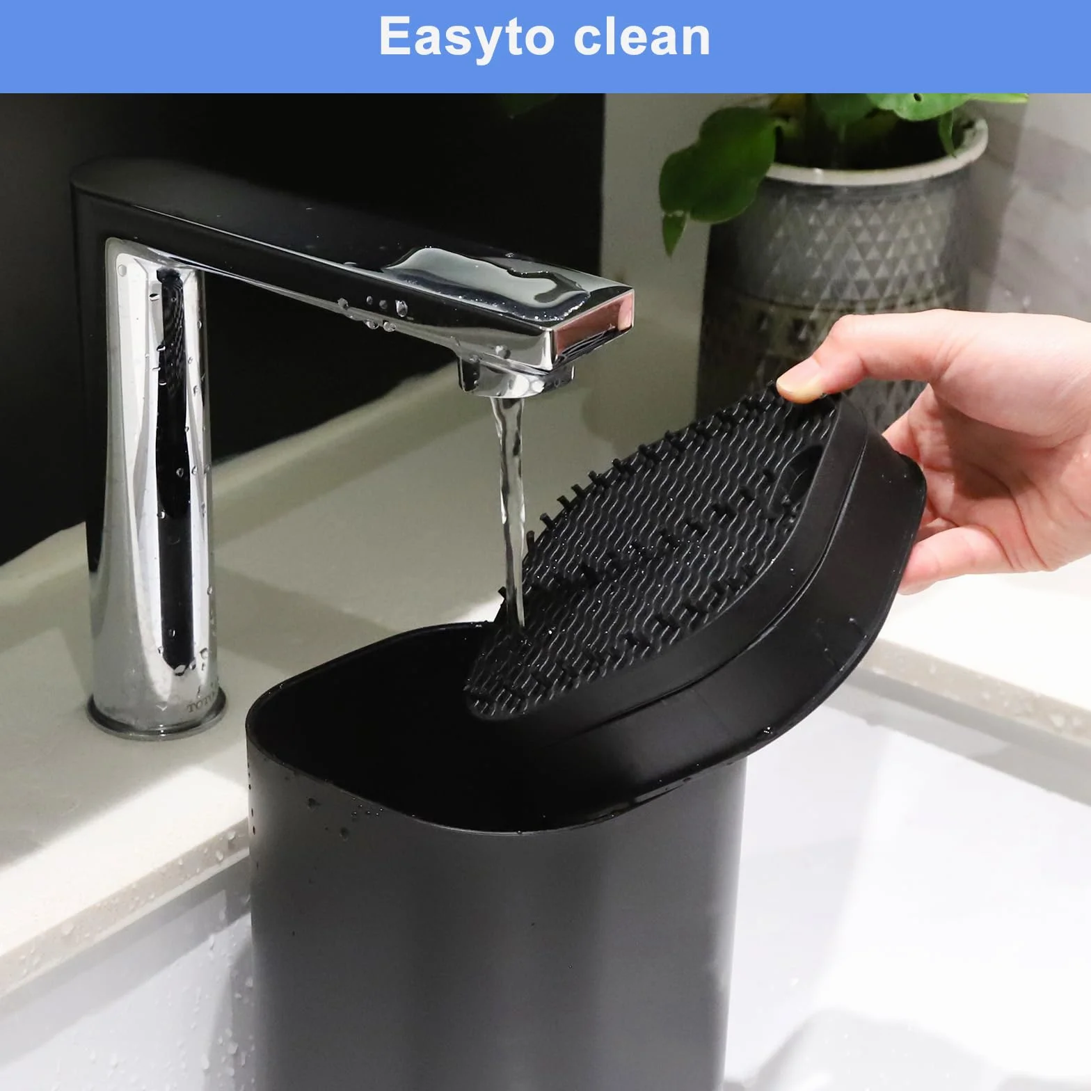 Blok na noże Knife Holder 21 szczelin czarny stojak na noże
