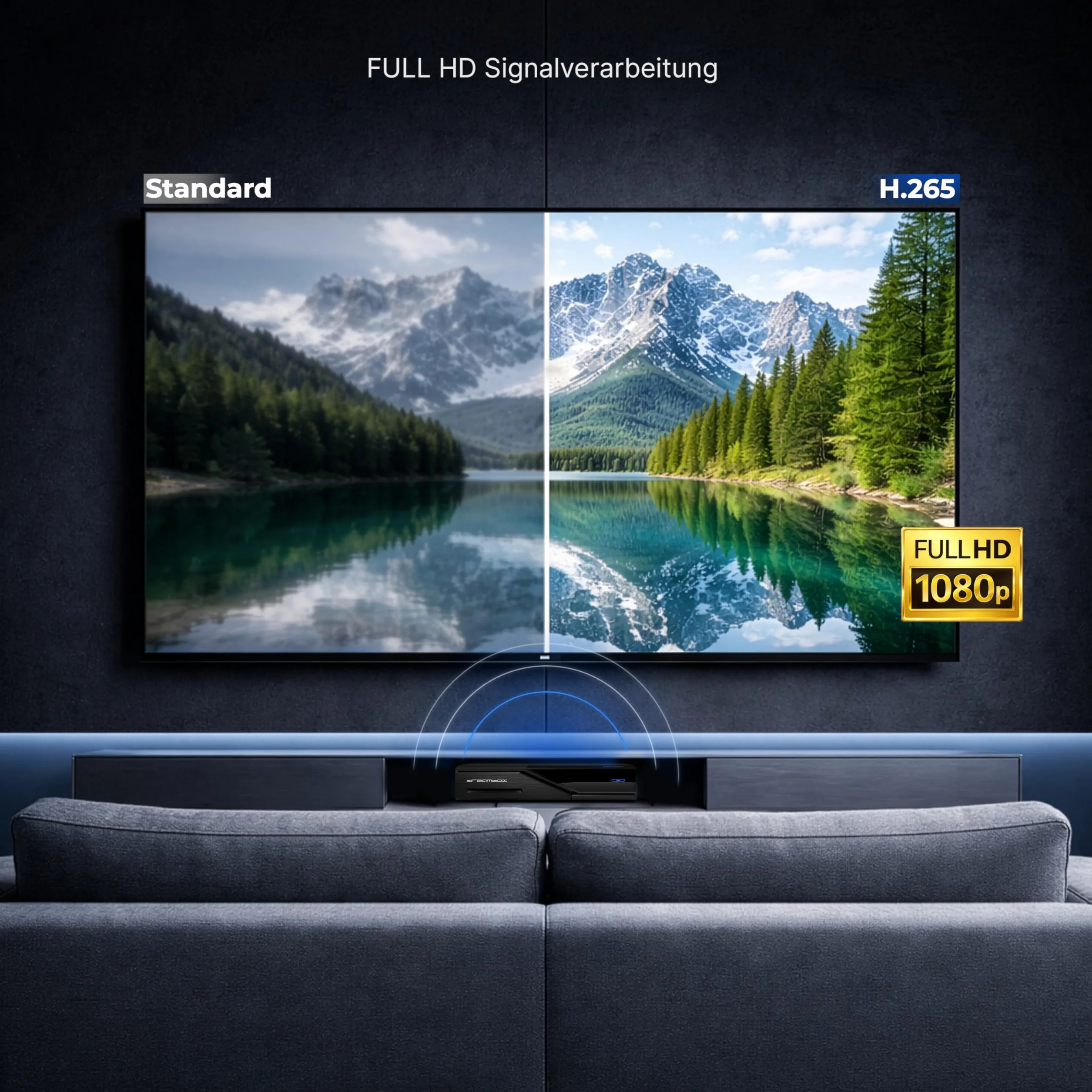 Dreambox DM520 1x DVB-S2 Tuner Linux Receiver (Full HD 1080p)