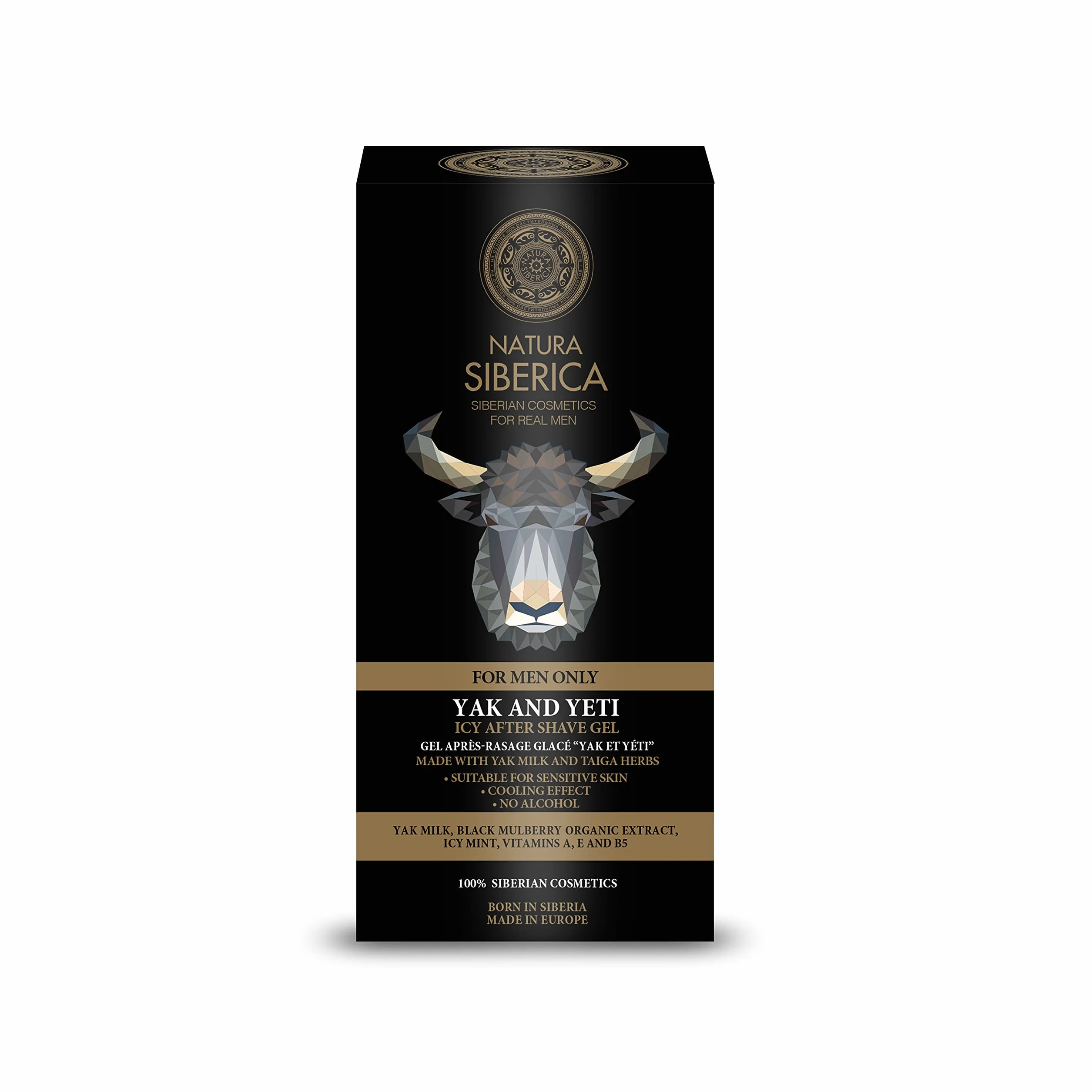 Natura Siberica Yak and Yeti ICY żel po goleniu dla mężczyzn, 150 ml