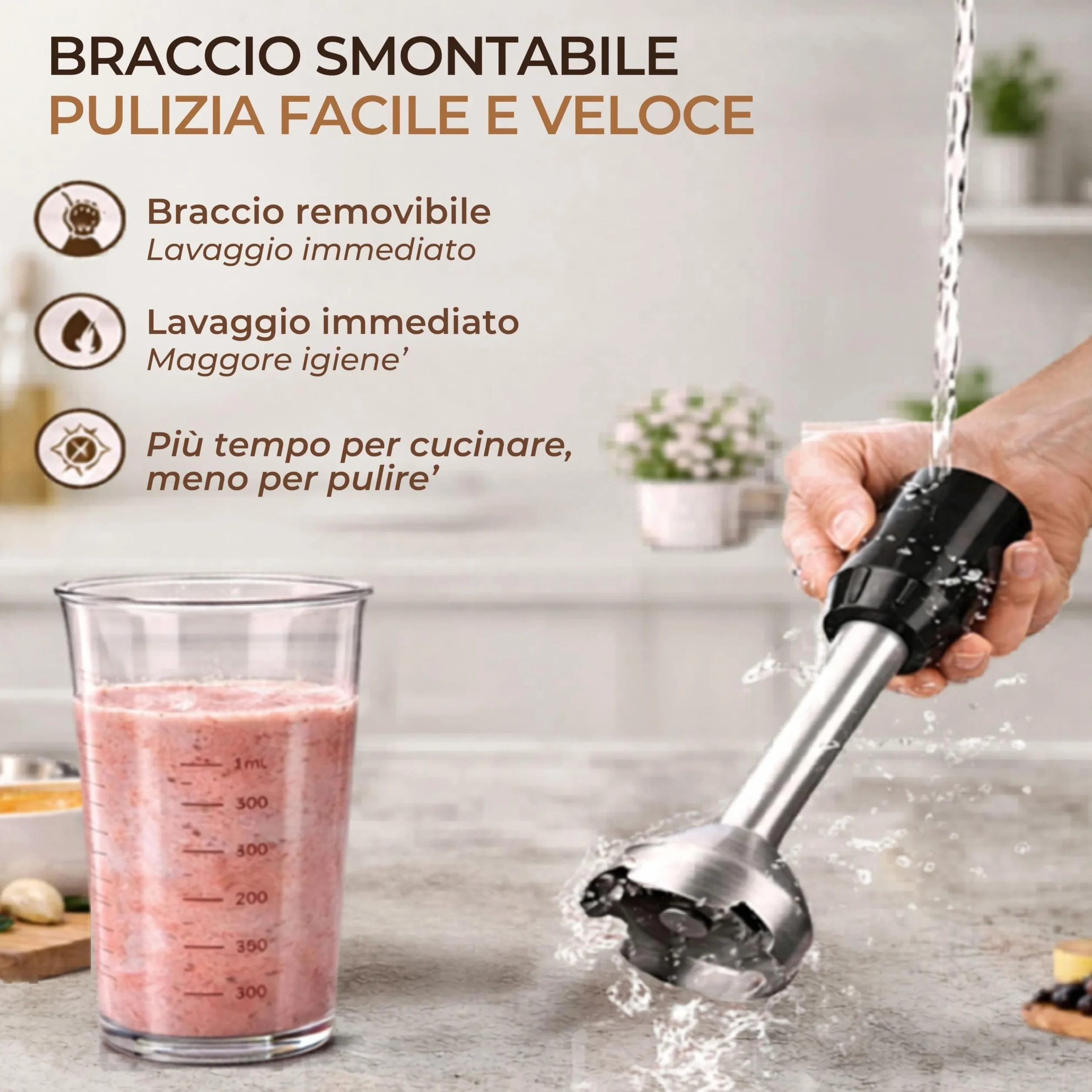 DIGIQUEST Wielofunkcyjny Blender Nurkowy - andy 400 Full - 3 w 1 Digiquest