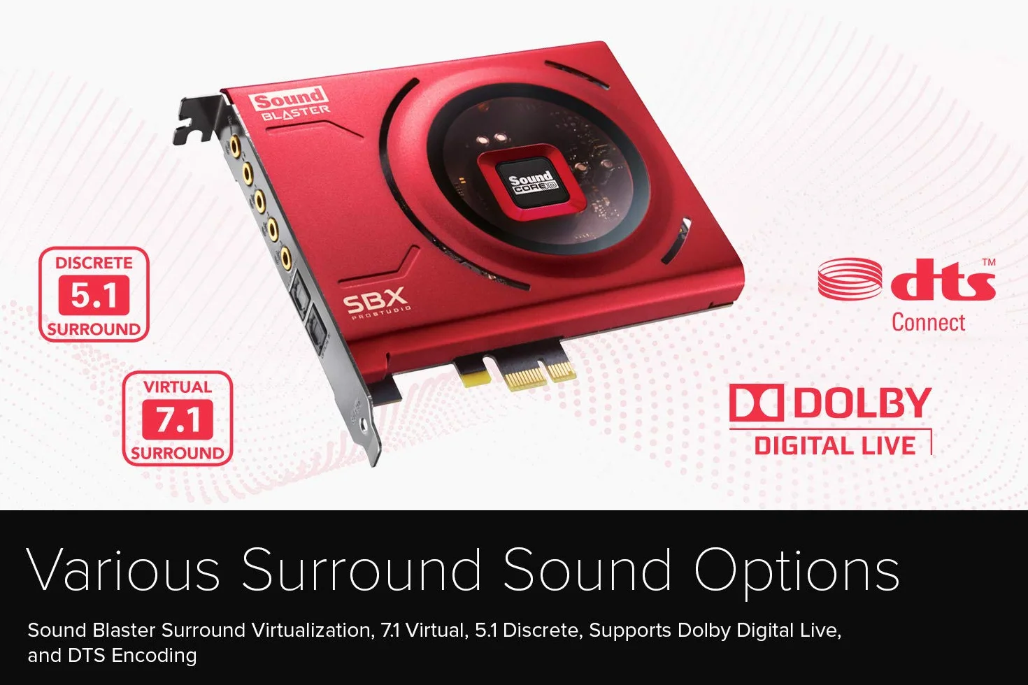 CREATIVE SB1500 - Karta dźwiękowa Sound Blaster Z SE