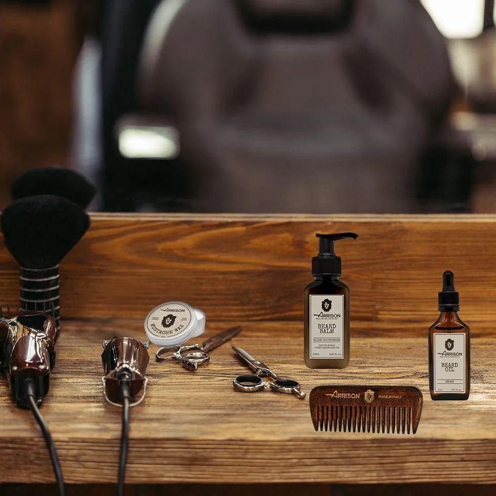 ☆ ARRISON BEARD ☆ 100% wosk do wąsów wykonany we Włoszech - kształtuje i definiuje wąsy i brodę dzięki doskonałemu strojowi - Idealny do tworzenia kreatywnych i dobrze zdefiniowanych stylów.