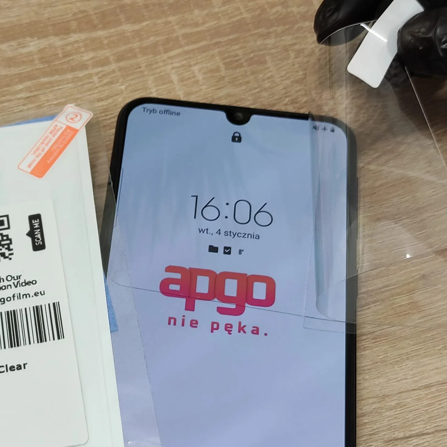 apgo Hydrogel Screen Protector dla ONYX Boox Go Color 7, folia hydrożelowa, z warstwą pozycjonującą, łatwa instalacja