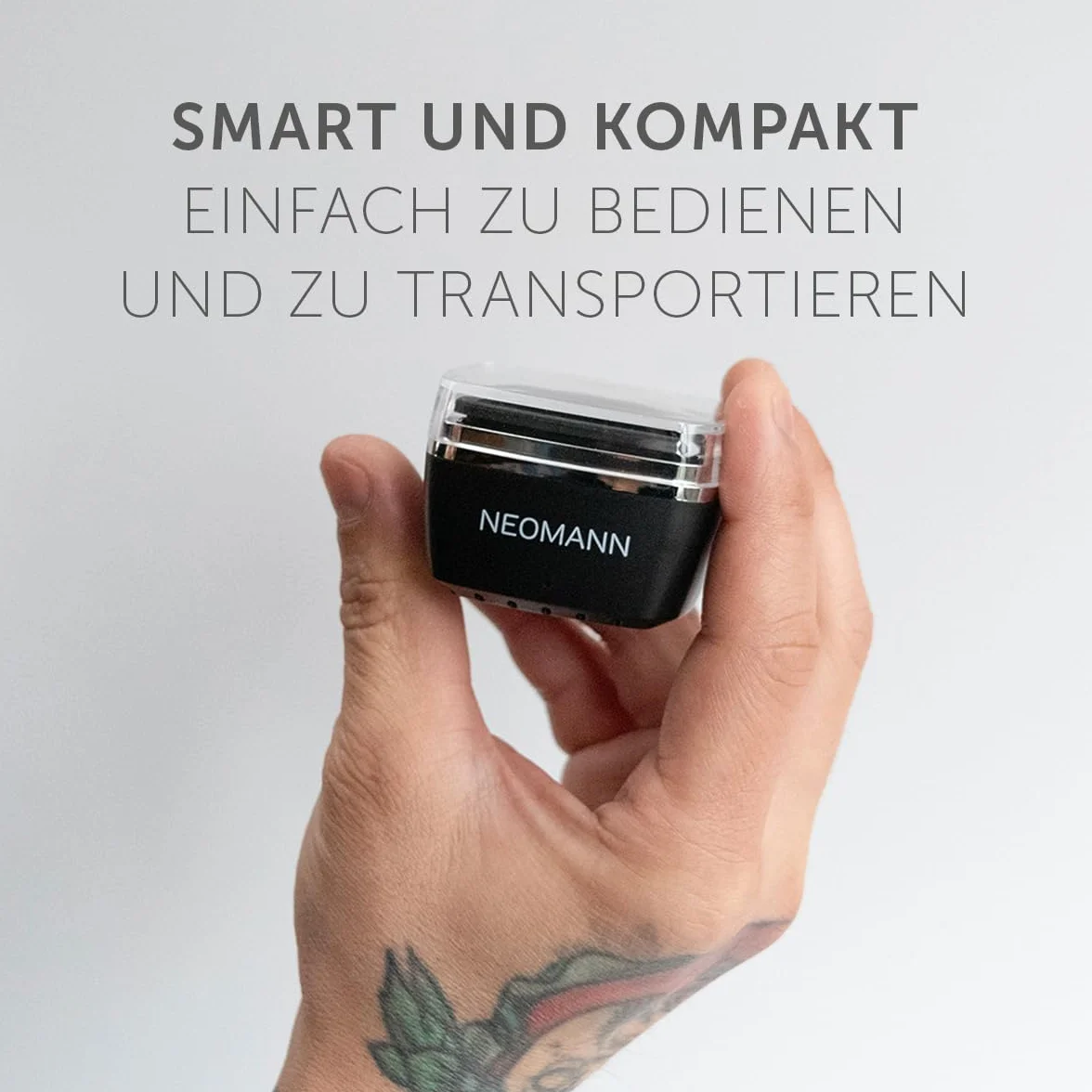 Waxer Mini zestaw do usuwania włosów z twarzy, brwi i nosa – Waxer Mini podgrzewacz wosku z 100 g pereł woskowych, aplikatorami, ochroną wosku i etui