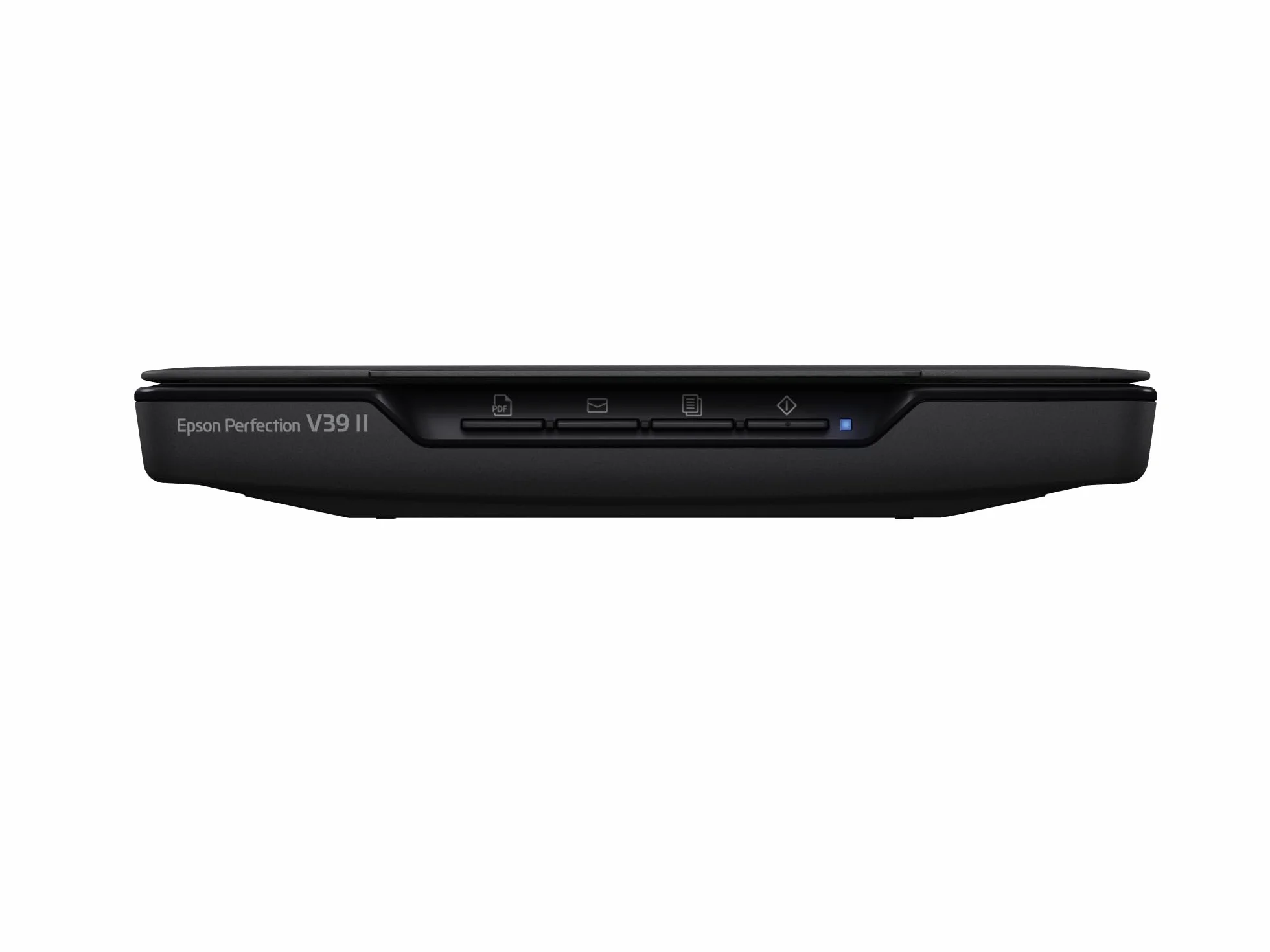 Epson Perfection V39 II kolorowy skaner płaski do zdjęć i dokumentów o rozdzielczości optycznej 4800 dpi, skanowanie do chmury, zasilanie USB i wysoki stan, zdejmowana pokrywa