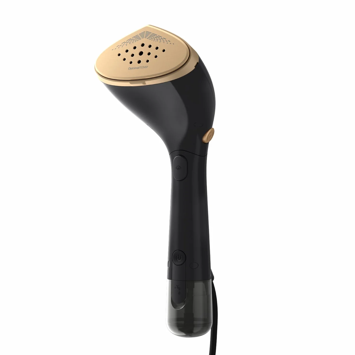 Philips Parownica Ręczna z Serii 7000 - Moc 1500 W, 28 g/min Ciągłej Pary, Optymalna Temp, Metalowa Stopa, Odłączany Zbiornik 100 ml+200 ml. Rękawica/mata StyleMat, Kolor czarny (STH7060/80)