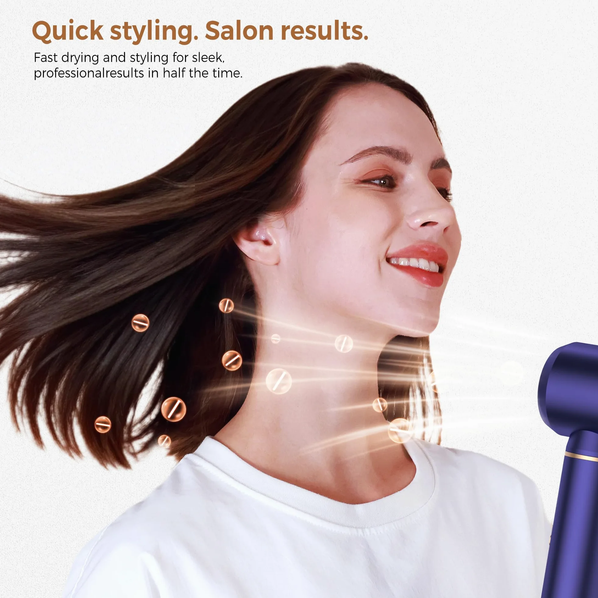 UKLISS Hairstyler 6 w 1 Air Styler Set [z dyfuzorem], Pro Hair Styler Set LCD 1000 W, suszarka do włosów z dyfuzorem, lokówka z okrągłą szczotką, szczotka do włosów, szczotka do włosów, szczotka do
