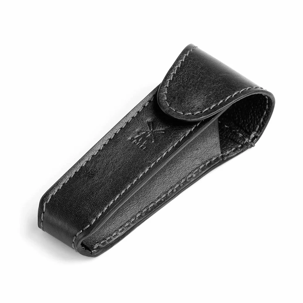 Funda Piel Negra para Maquinilla Mühle