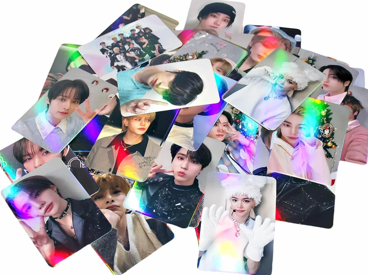 Stray Kids Laserowa fotokartka 55 szt. bezpańskich dzieci album fotokartka bezpańskie dzieci karty lomo bezpańskie dzieci karty fotograficzne 5-gwiazdkowa pocztówka prezent dla fanów córki