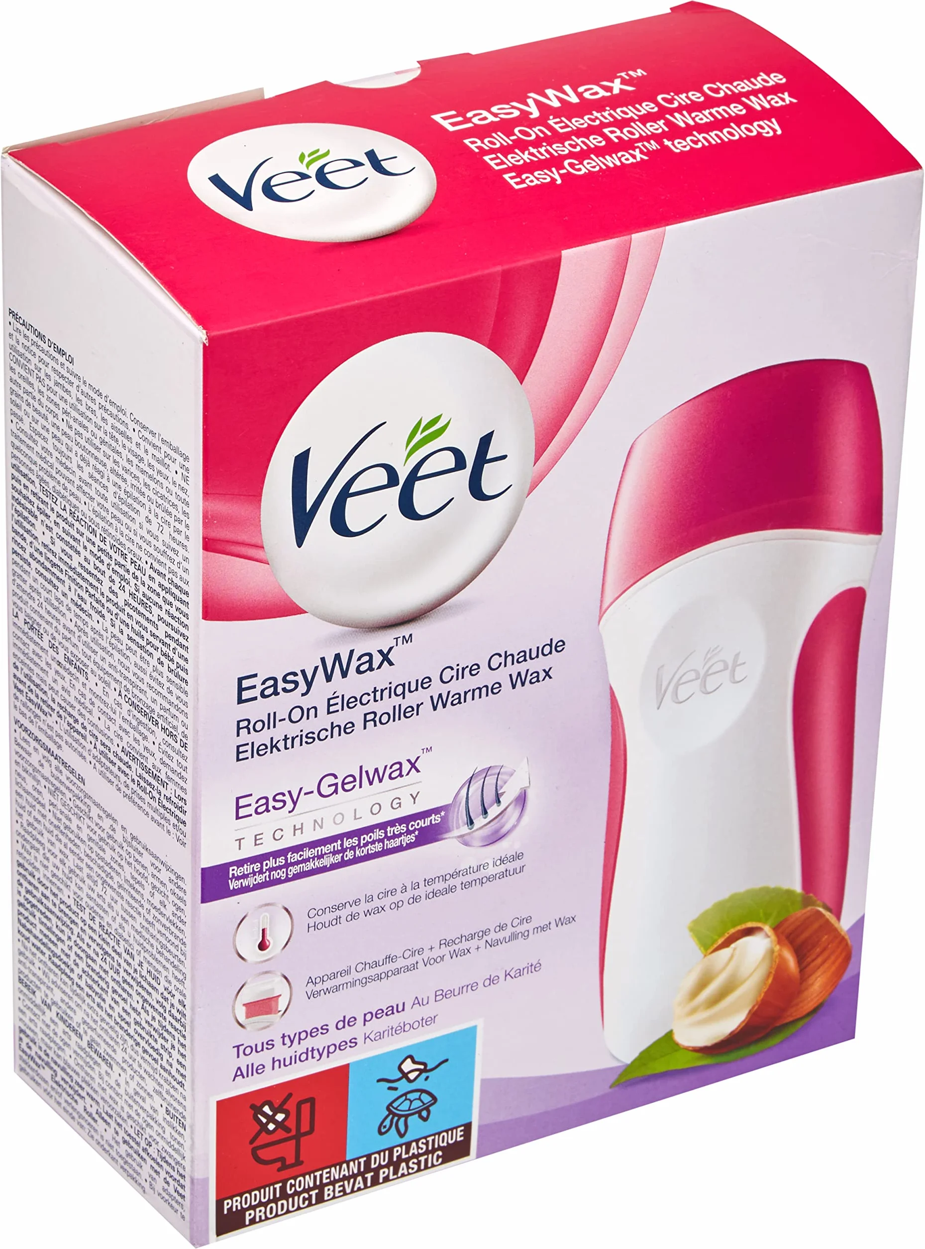 Veet EasyWax Roll On - Zestaw do depilacji woskiem