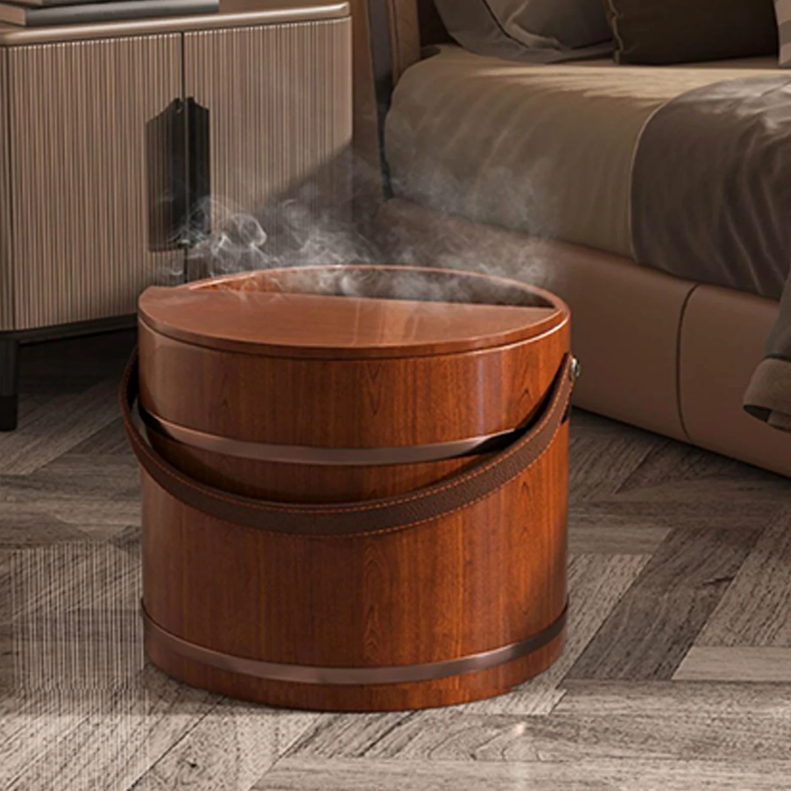 Drewniana Wanna Spa Do Relaksu Stóp Relaksujące Wiadro Do Kąpieli Stóp Do | Drewniana Wanienka Do Moczenia Nóg Dla Seniorów, Mężczyzn, Osób Starszych, Ojca, , Taty I Mamy