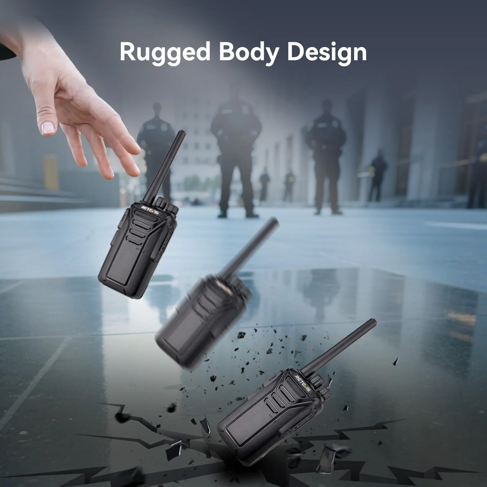Retevis RT27 Walkie Talkie PMR446 5 para