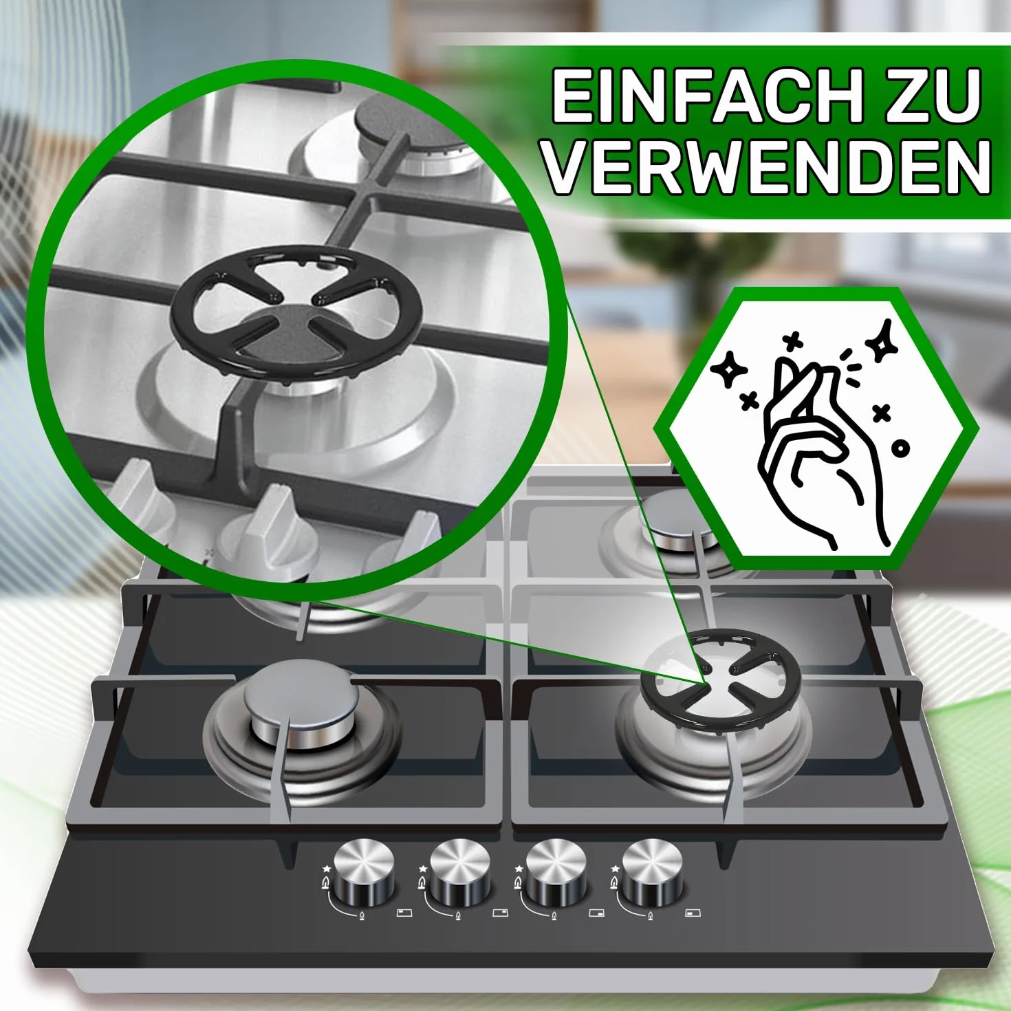 ONIX TECH reduktor kuchenny gazowy Ø 120 mm żeliwo emaliowane