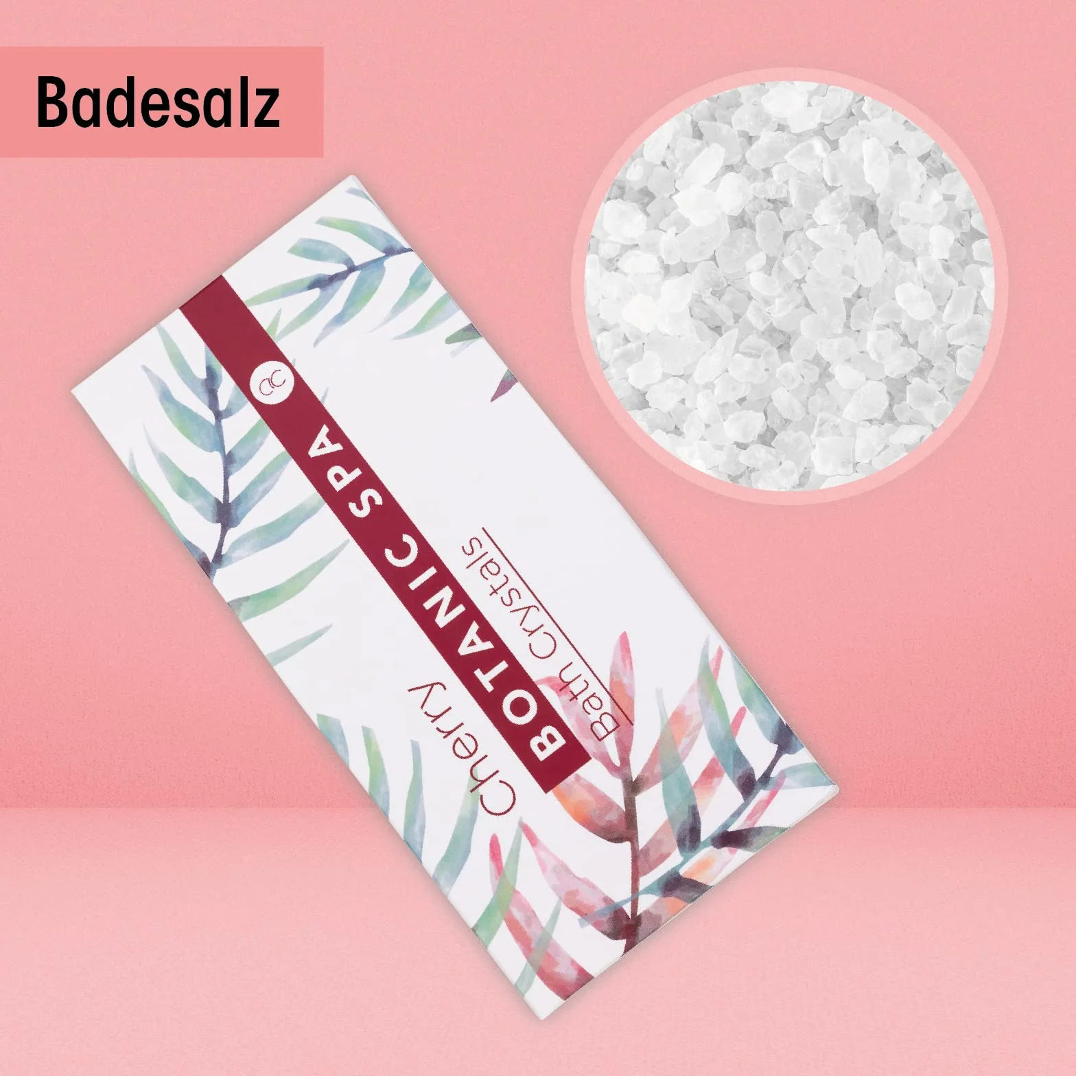 accentra zestaw upominkowy CHERRY SPA w koszu z trawy morskiej, zestaw do kąpieli i pod prysznic - 5-częściowy zestaw upominkowy w ozdobnym koszu z trawy morskiej