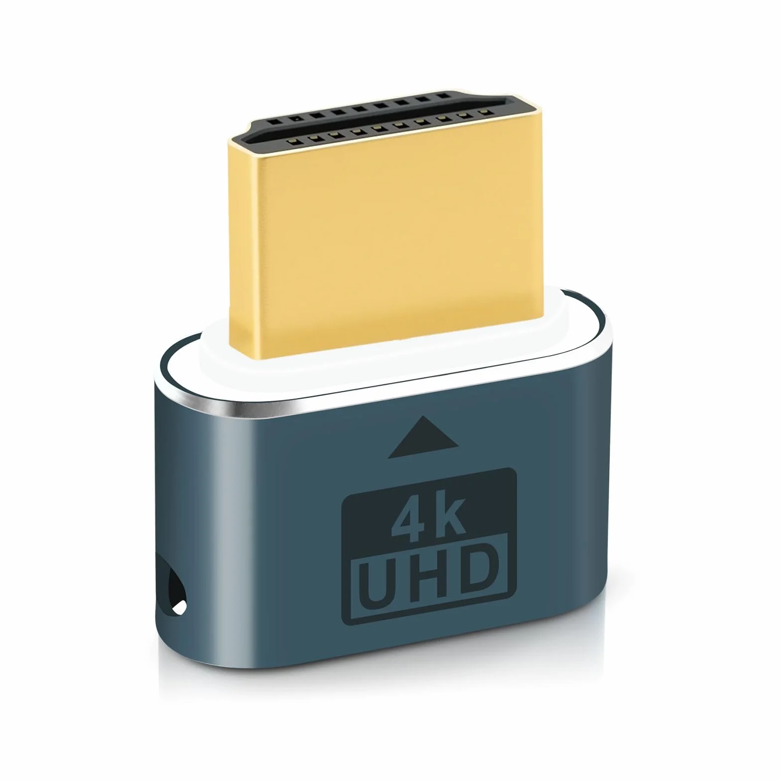 HDMI Dummy Plug, HDMI Dongle Virtual Monitor Display Emulator 4K 60 Hz do Windows Mac OSX Linux (z oświetleniem wskazującym)