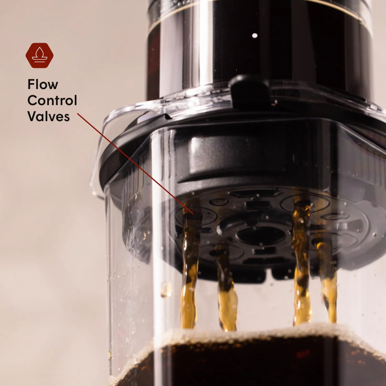 Nakładka filtra AeroPress XL z kontrolą przepływu do kawy espresso, latte, cold brew