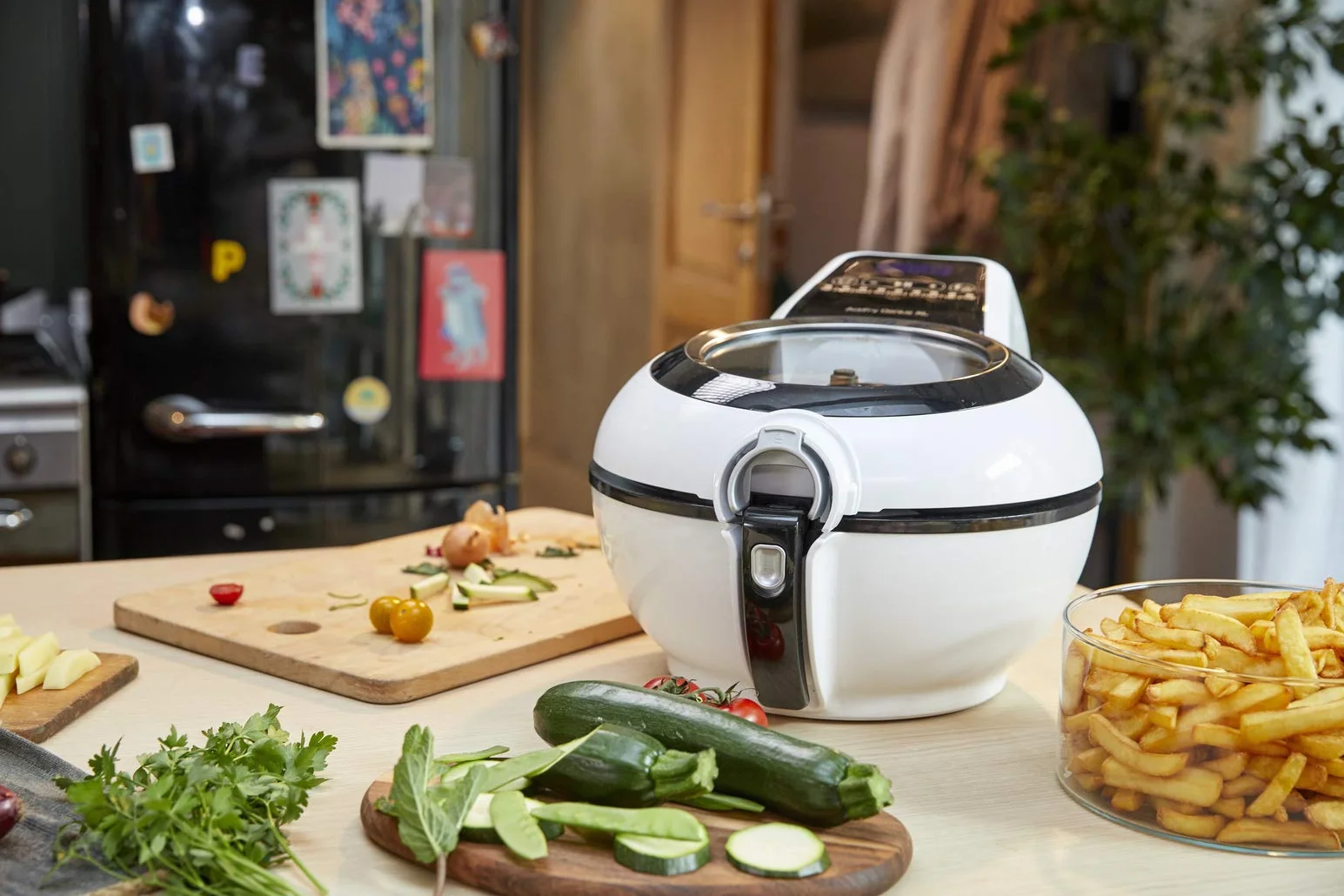 Tefal Actifry Genius Snaking Frytkownica Beztłuszczowa 1.2 kg Czarny