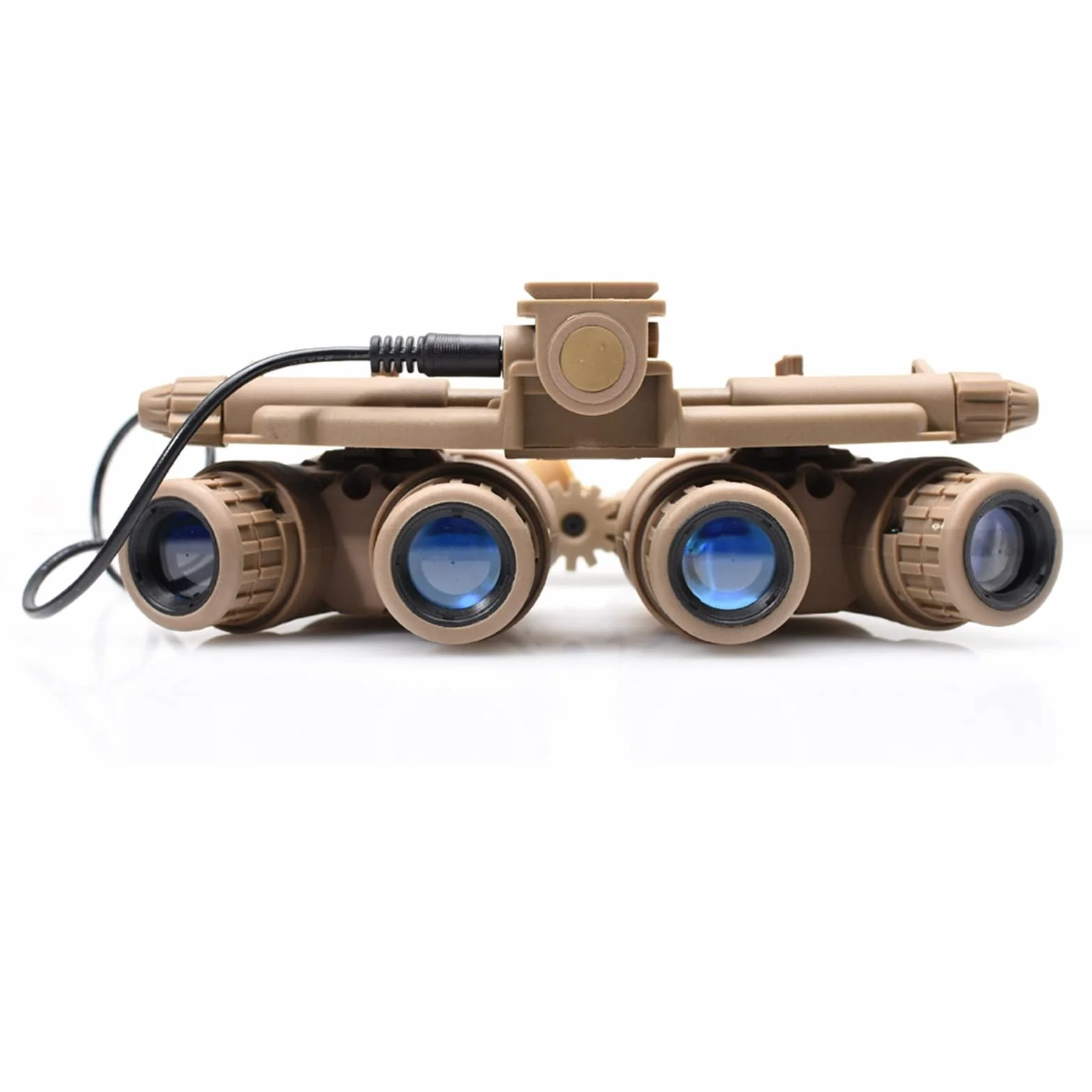 Noktowizor, FMA GPNVG 18 Gogle noktowizyjne Akcesoria do kasku Model NVG DUMMY z soczewką roboczą i kablem Do Nocnego OgląDania Lub Obserwacji (Color : A)