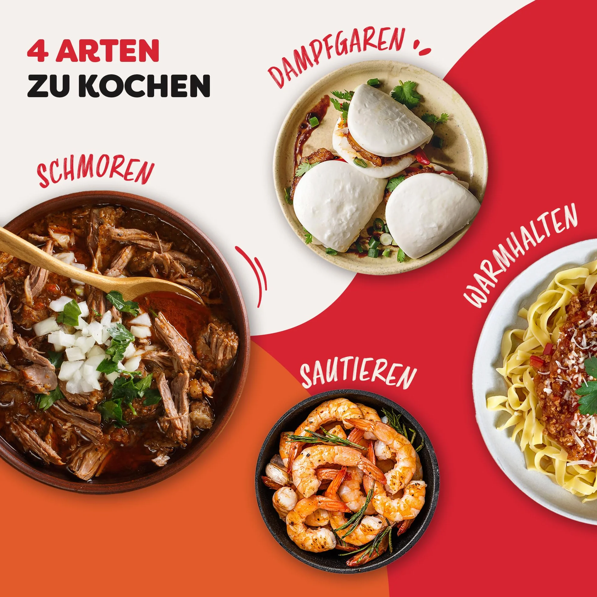 Instant Pot Superior Slow Cooker/wolnowar, 7,1 l wielofunkcyjna kuchenka / 4 funkcje gotowania (gotowanie na miękko, smażenie, gotowanie na parze i funkcja utrzymywania ciepła), nadaje się do mycia w
