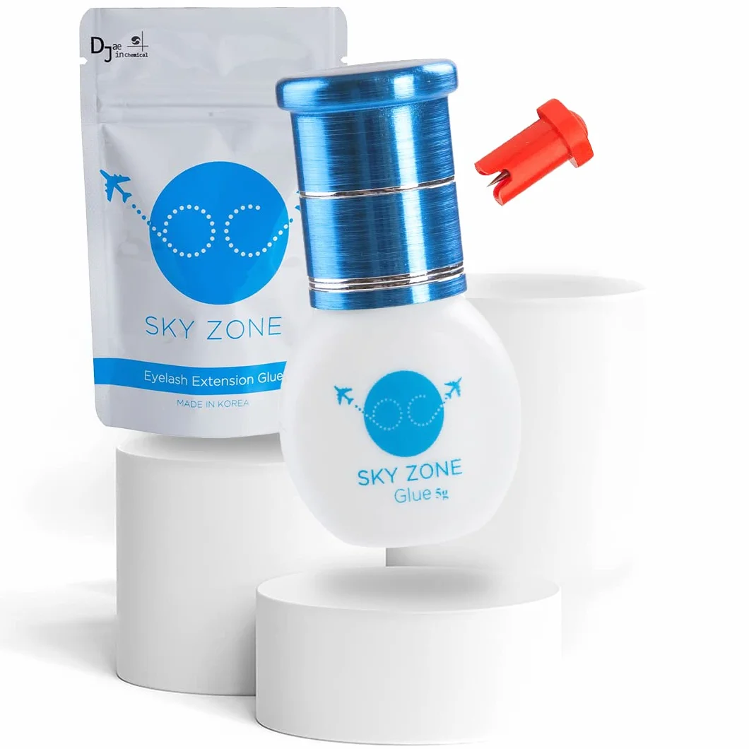 SKY ZONE Eyelash Extension Glue – wysokiej jakości klej do przedłużania i zagęszczania rzęs (5 g)