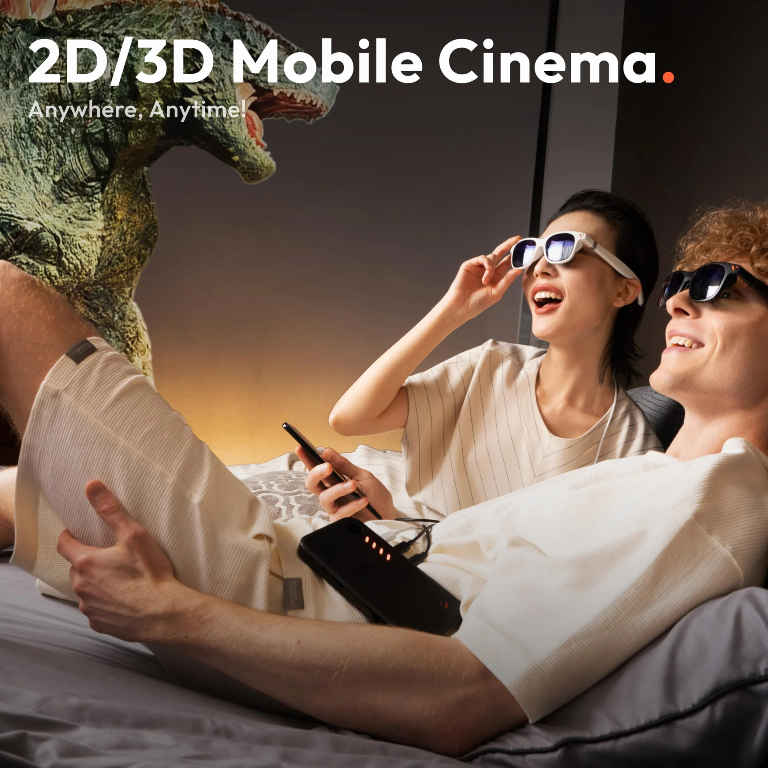 Mobilna stacja dokująca VITURE Pro kompatybilna z PS, strumieniowanie i granie w trybie współpracy, obsługa treści 2D/3D, pasuje do Switcha, przenośnych konsol do gier, Fire TV, urządzeń HDMI