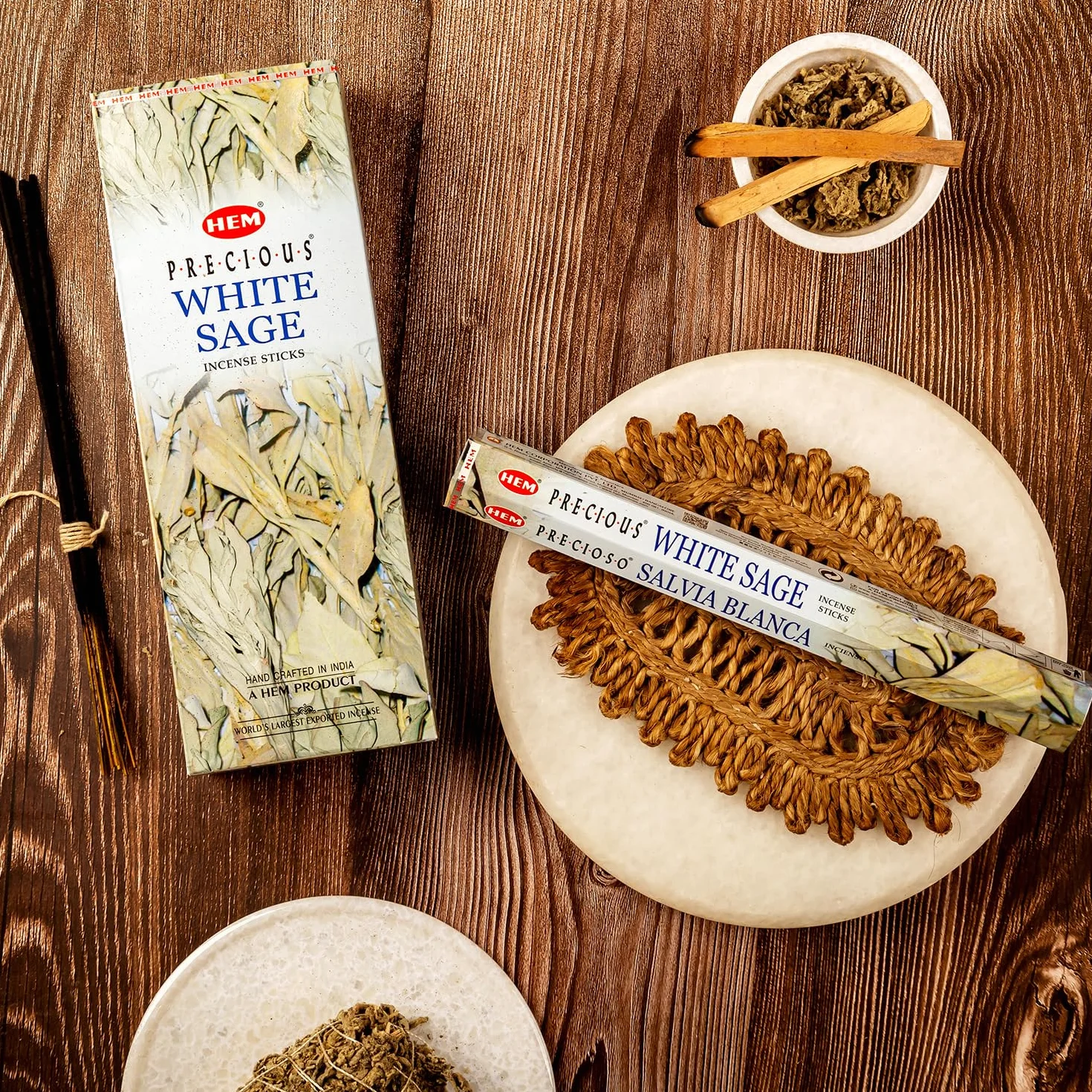 White Sage Incense Sticks 120 Pack (6 x 20)