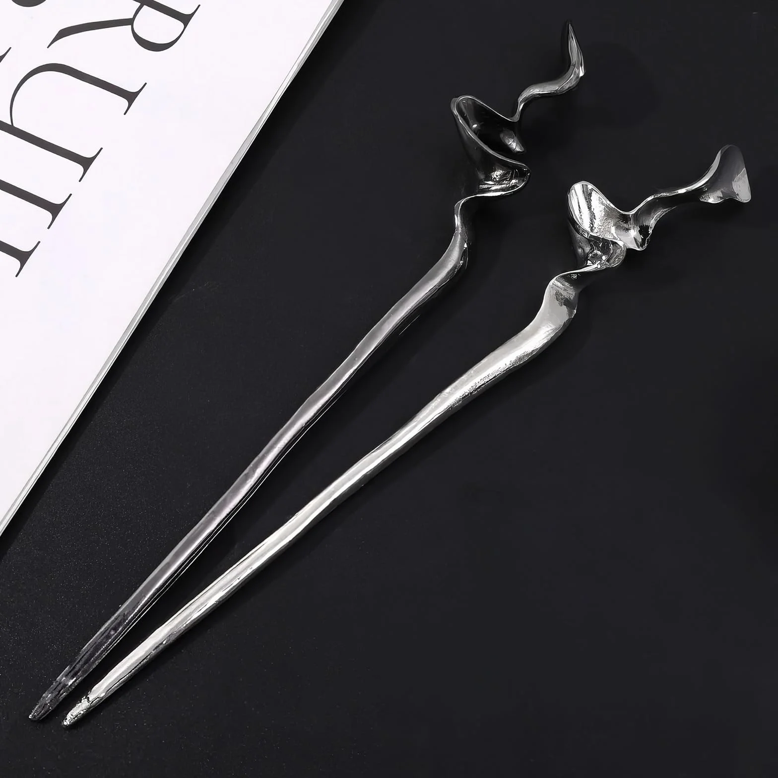 2 sztuki damskich pałeczek do włosów, retro Hair Sticks, pałeczki do włosów dla długich włosów, piękne i eleganckie, trzymają włosy mocno, odpowiednie do stylizacji włosów, do dekoracyjnych